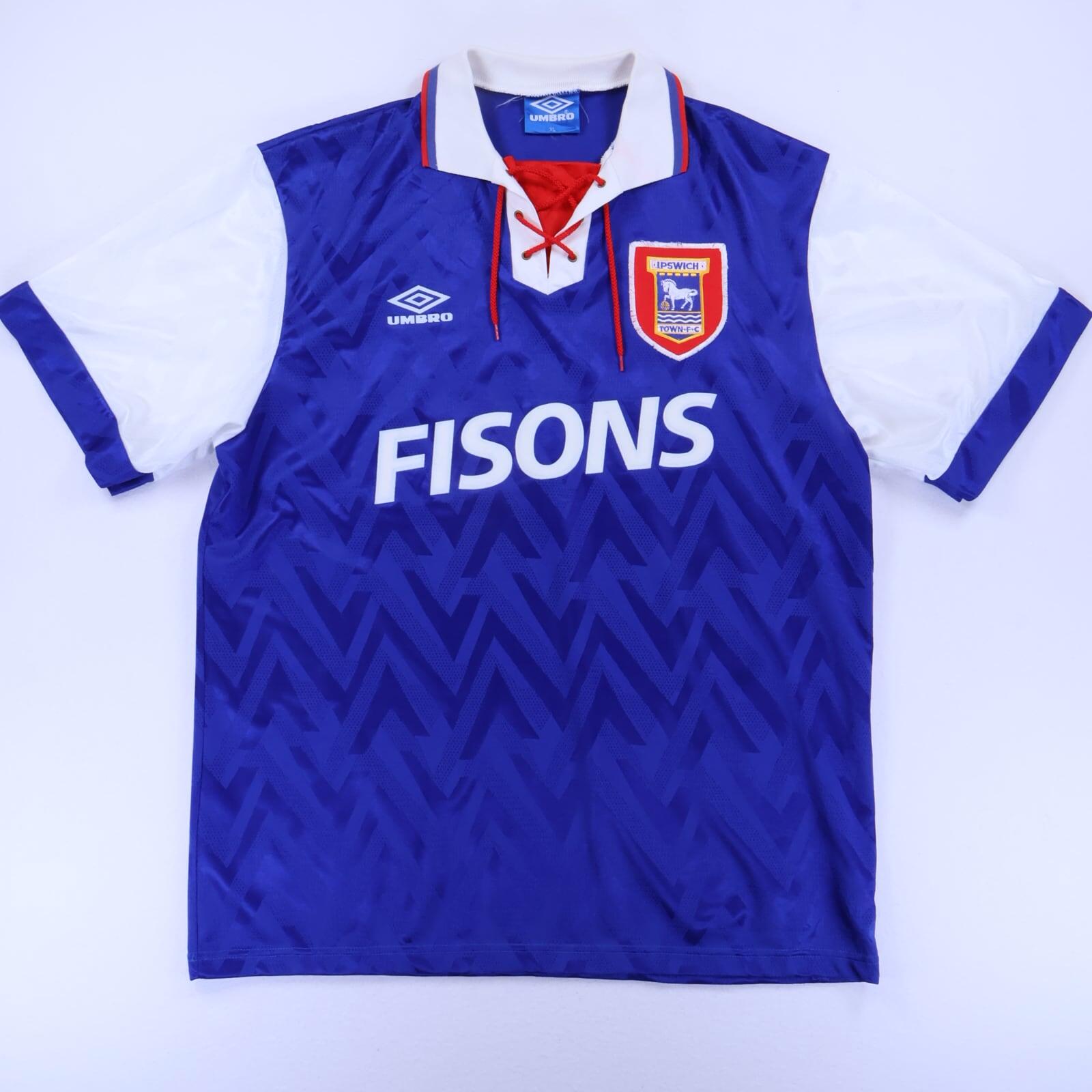Ipswich Town 1992/94 Home Shirt - XL- FRONT