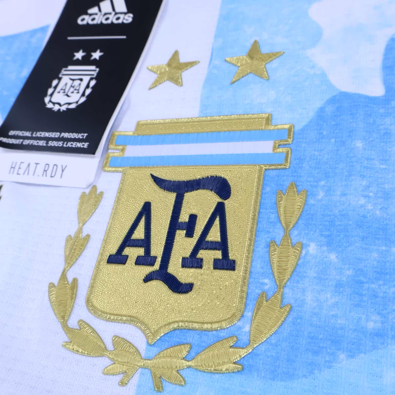 Argintina Messi #10 2021/22 Home Shirt - Player Issue - M- TAGS