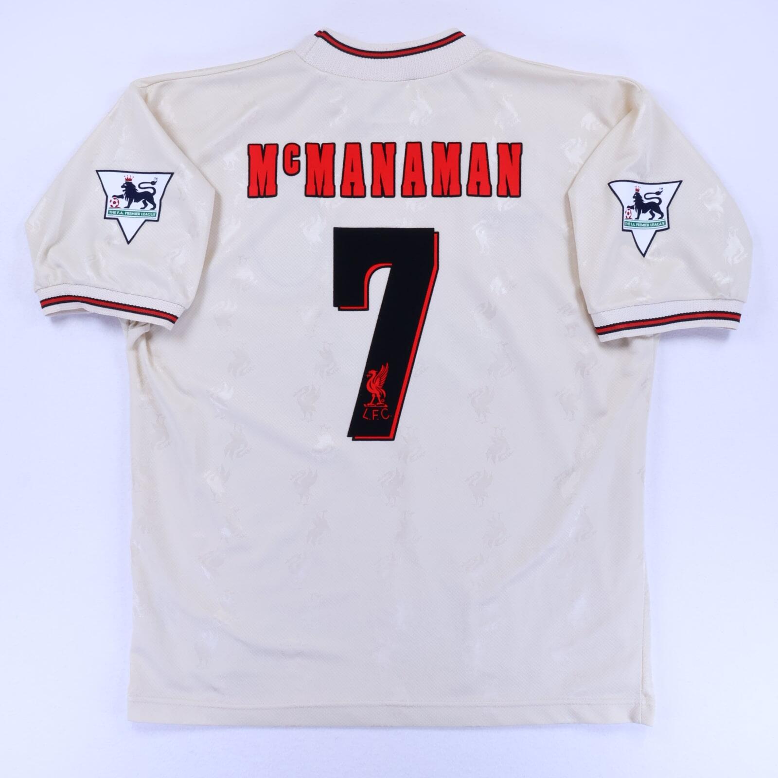 Liverpool F.C Mcmanaman #7 1996/97 Away Shirt - XL