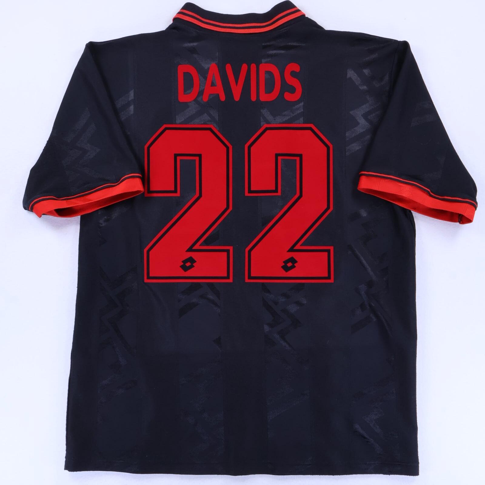 Ac Milan Davids #22 1996/97 Third Shirt - L