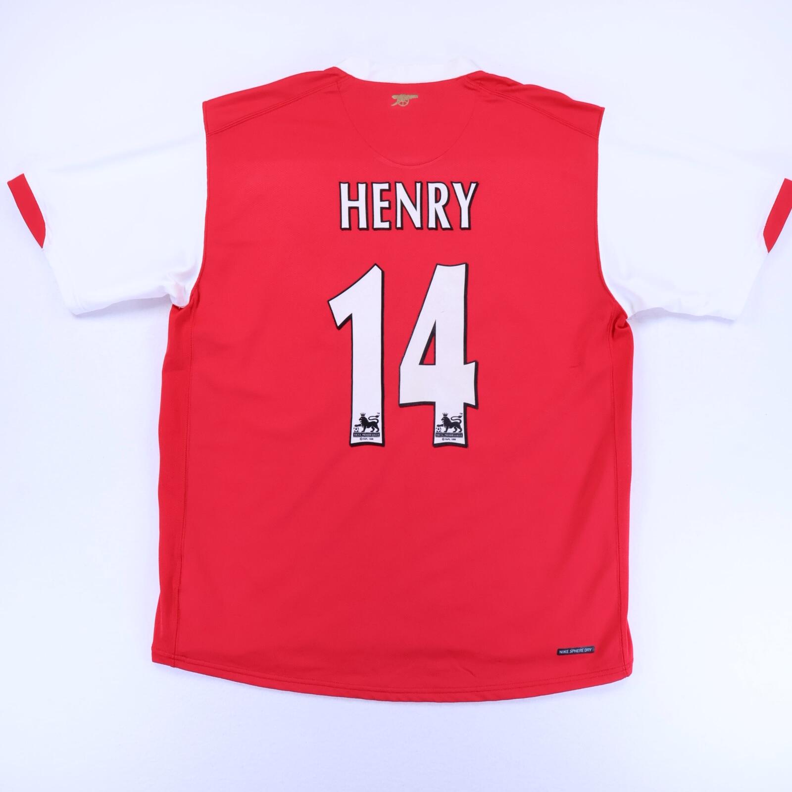 アーセナル HENRY 14番 シャツ Lサイズ Arsenal Henry #14 2006/07 Home Shirt - XL