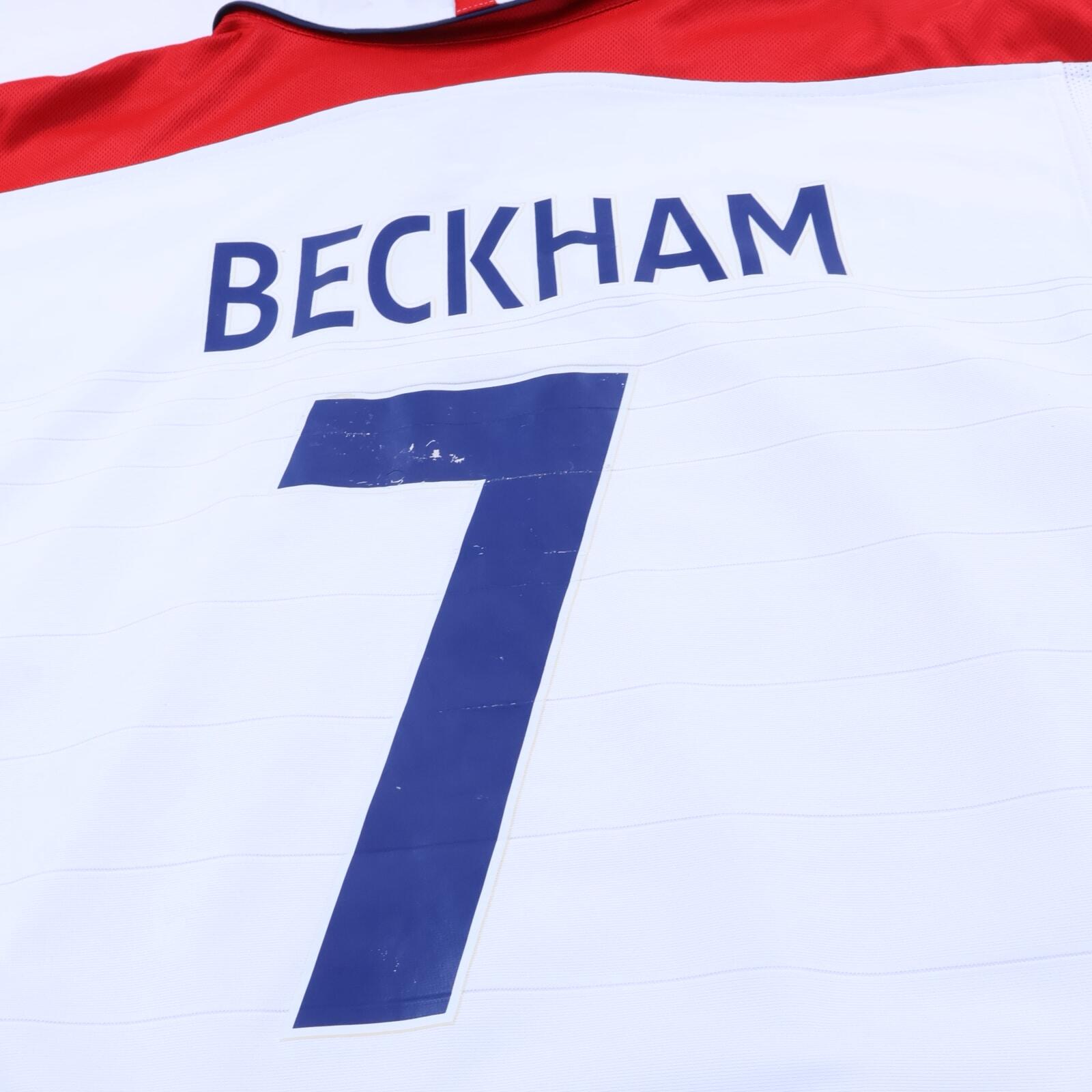 England Beckham #7 2003/05 Home Shirt - XL
