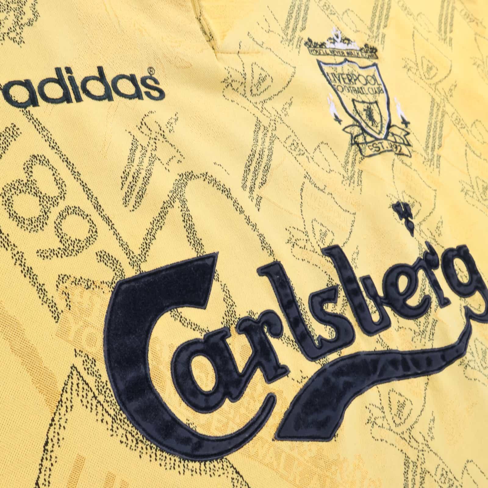 Liverpool F.C 1994/96 Third Shirt - L- BACK