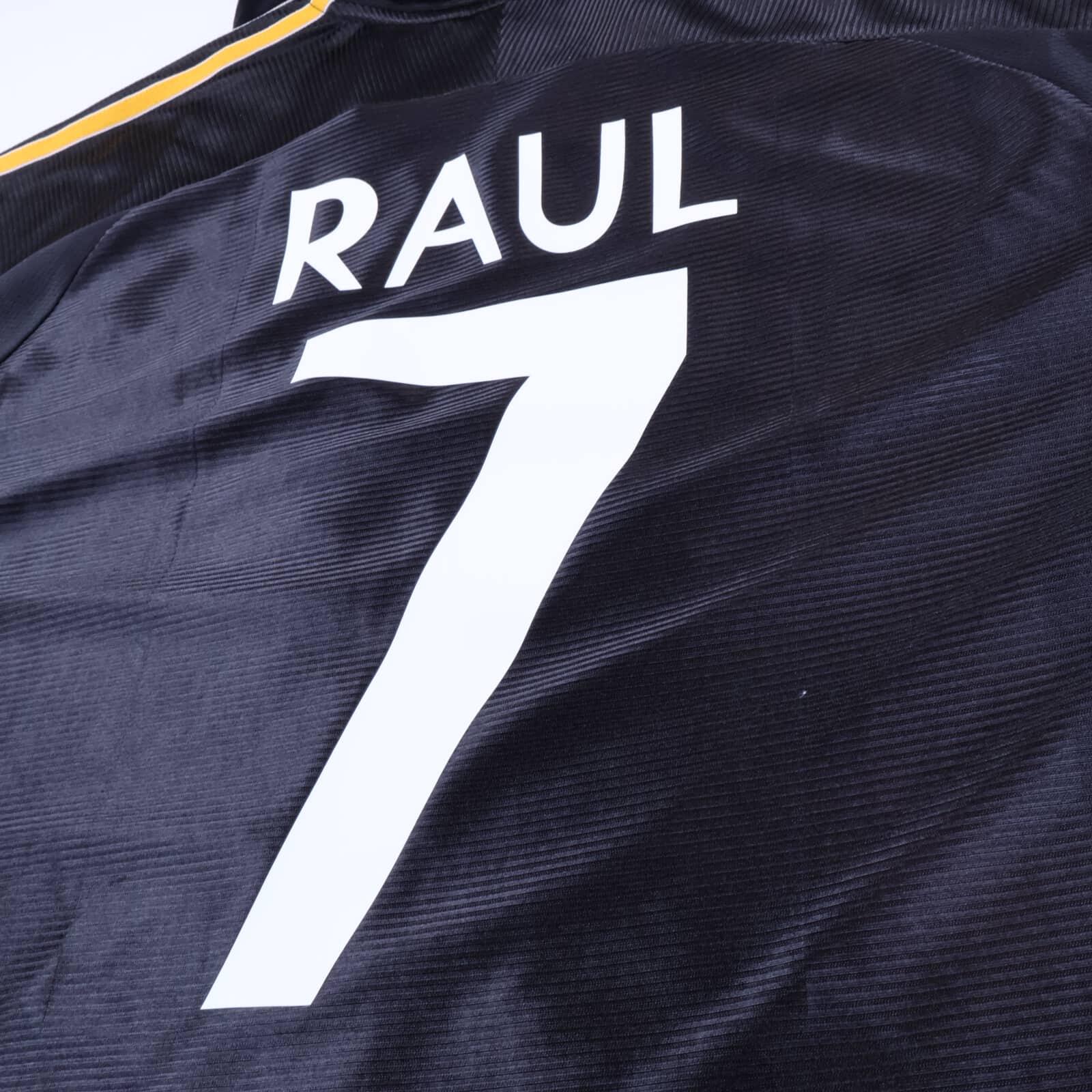 Real Madrid Raul #7 1999/00 Away Shirt - L
