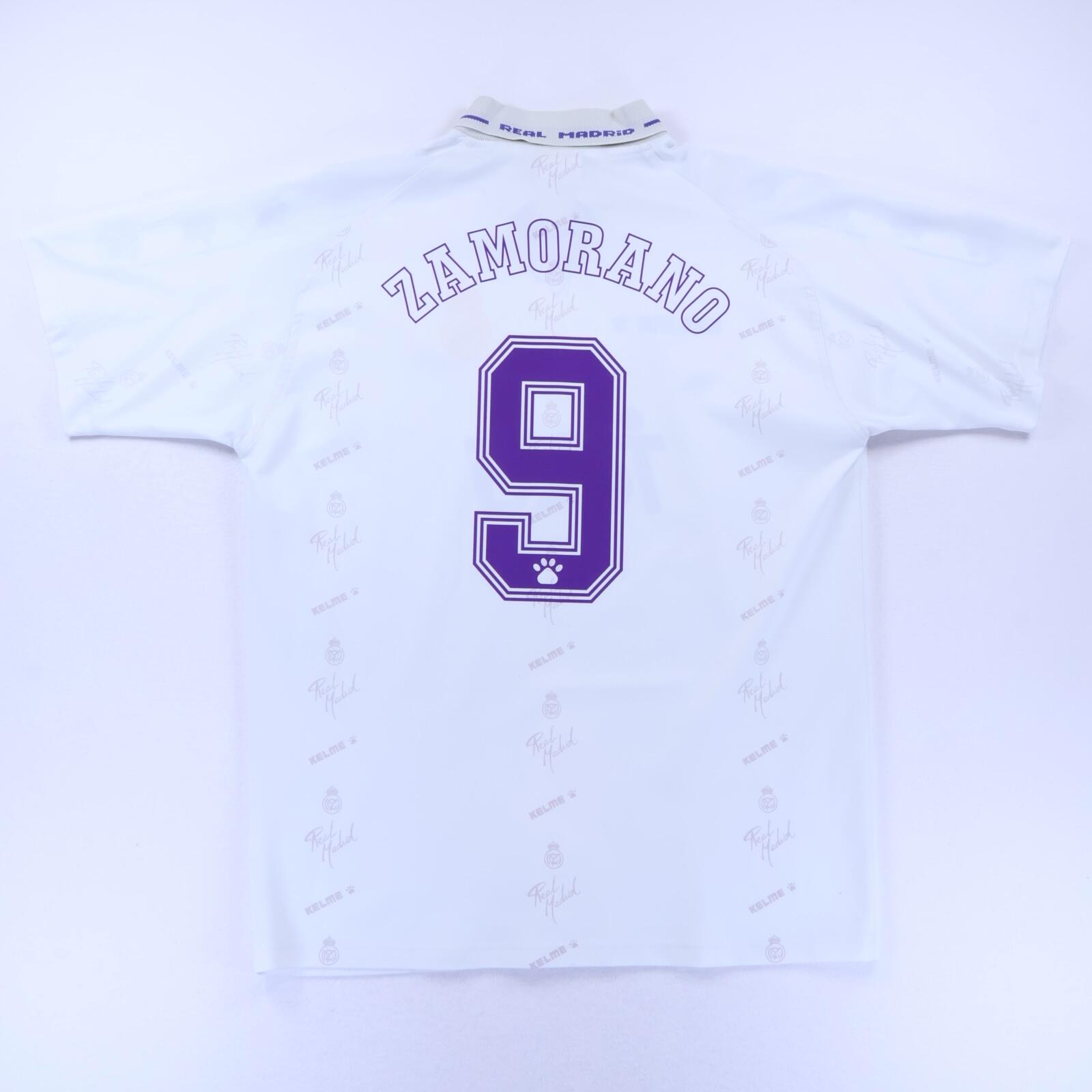 Real Madrid Zamorano #9 1994/96 Home Shirt - XL