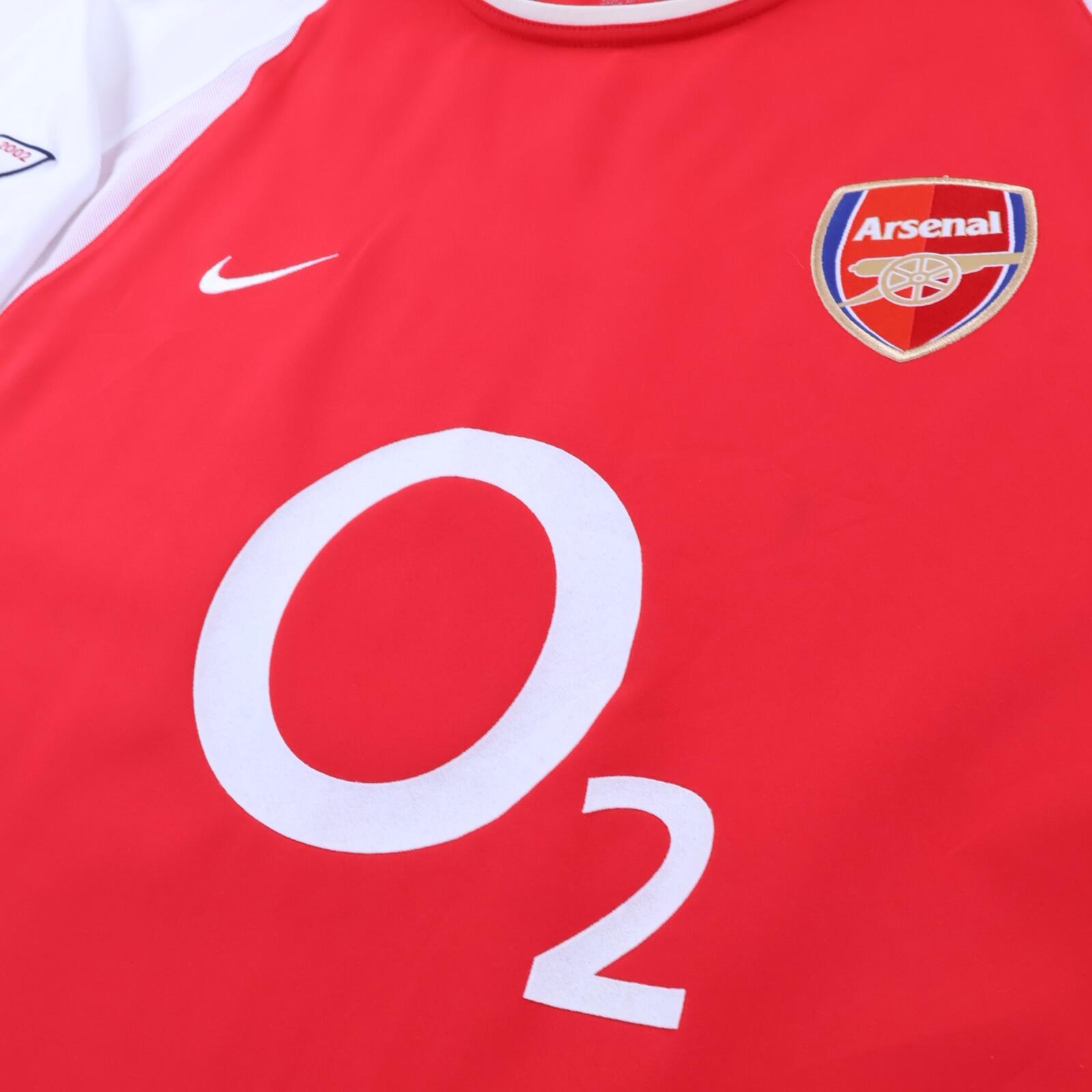 Arsenal Bergkamp #10 2002/04 Home Shirt - L