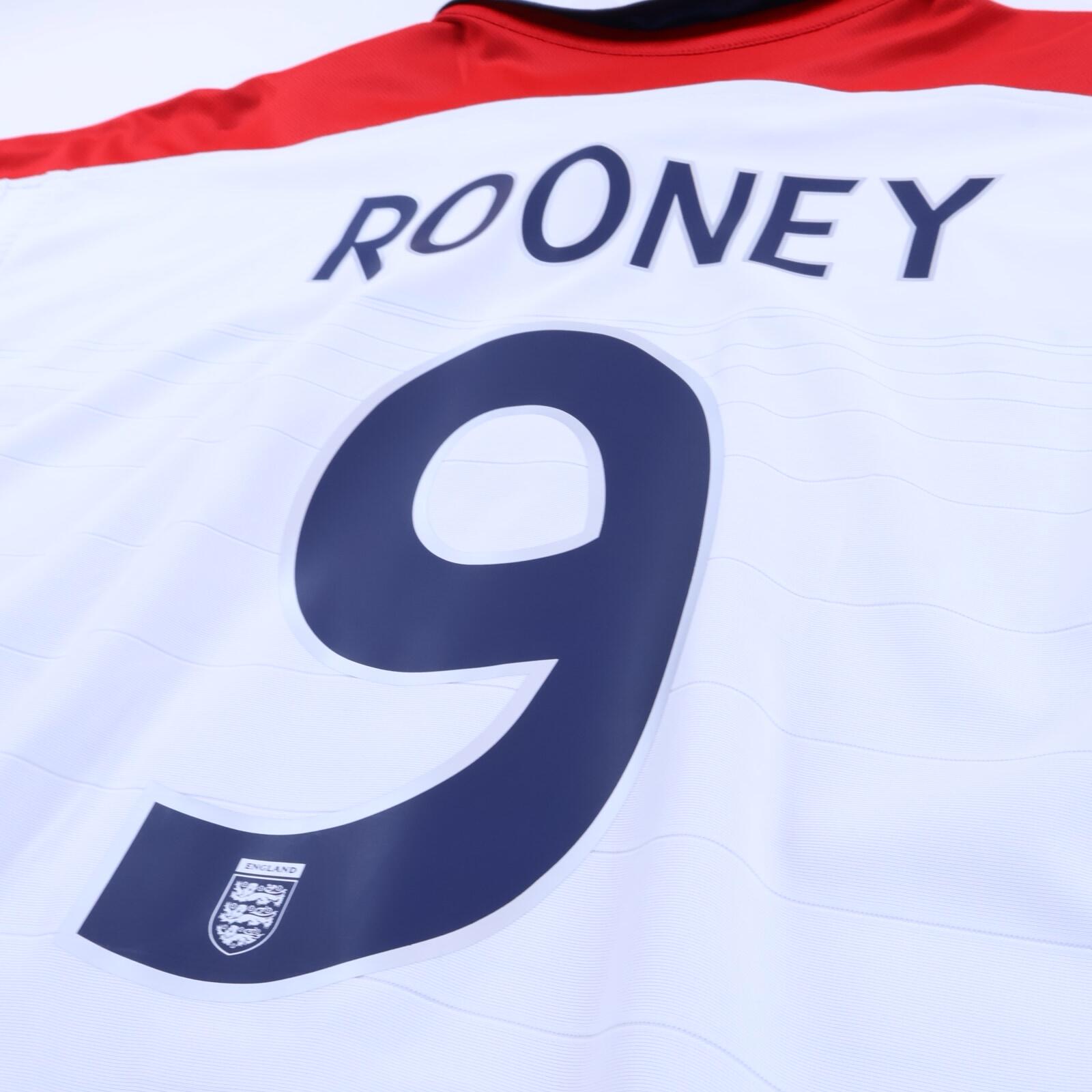 England Rooney #9 2003/05 Home Shirt - Reversible - 2XL- TAGS