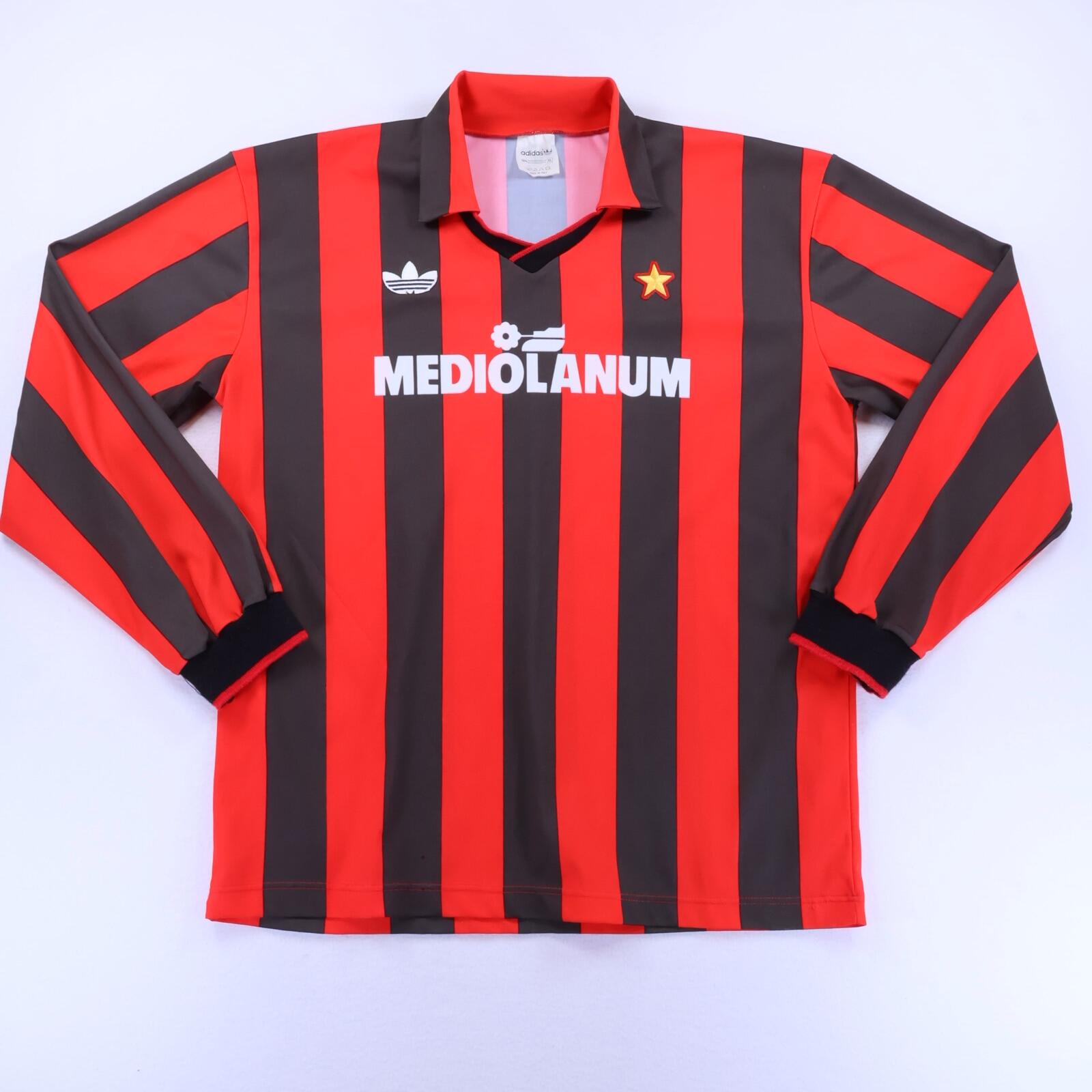 AC Milan 1990年代 長袖シャツ L Ac Milan 1990/92 Home Shirt - XL