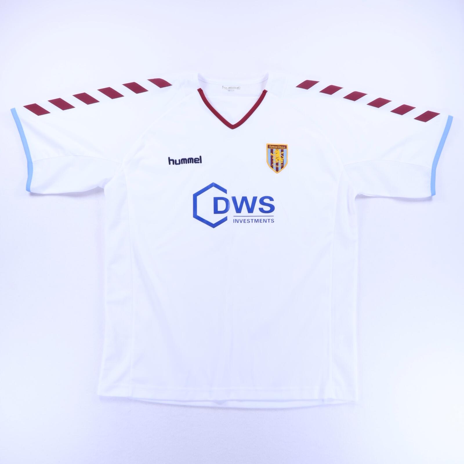 ウェア Hummel Aston Villa FC football shirts 1989-90 Aston Villa Away Shirt - 7/10 - (S)