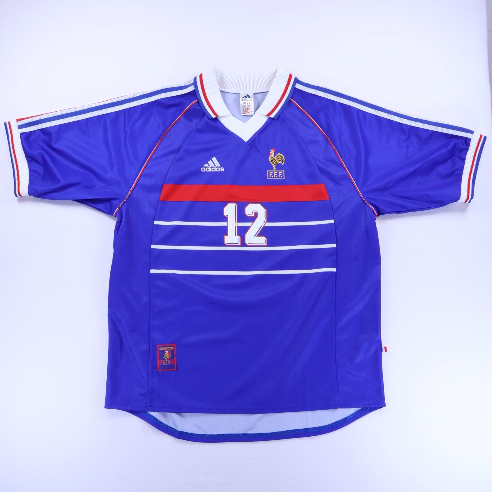 France Henry #12 1998/00 Home Shirt - L