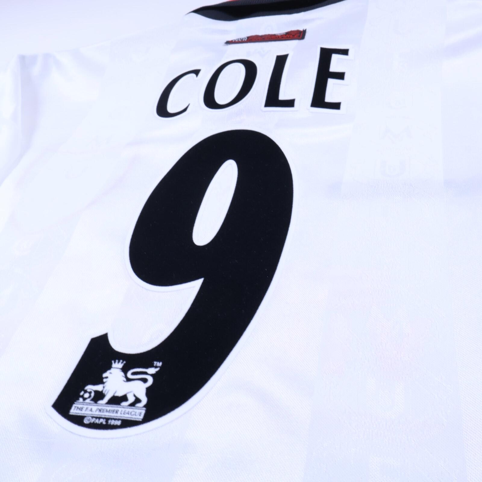 Manchester United Cole #9 1997/99 Away Shirt - 2XL