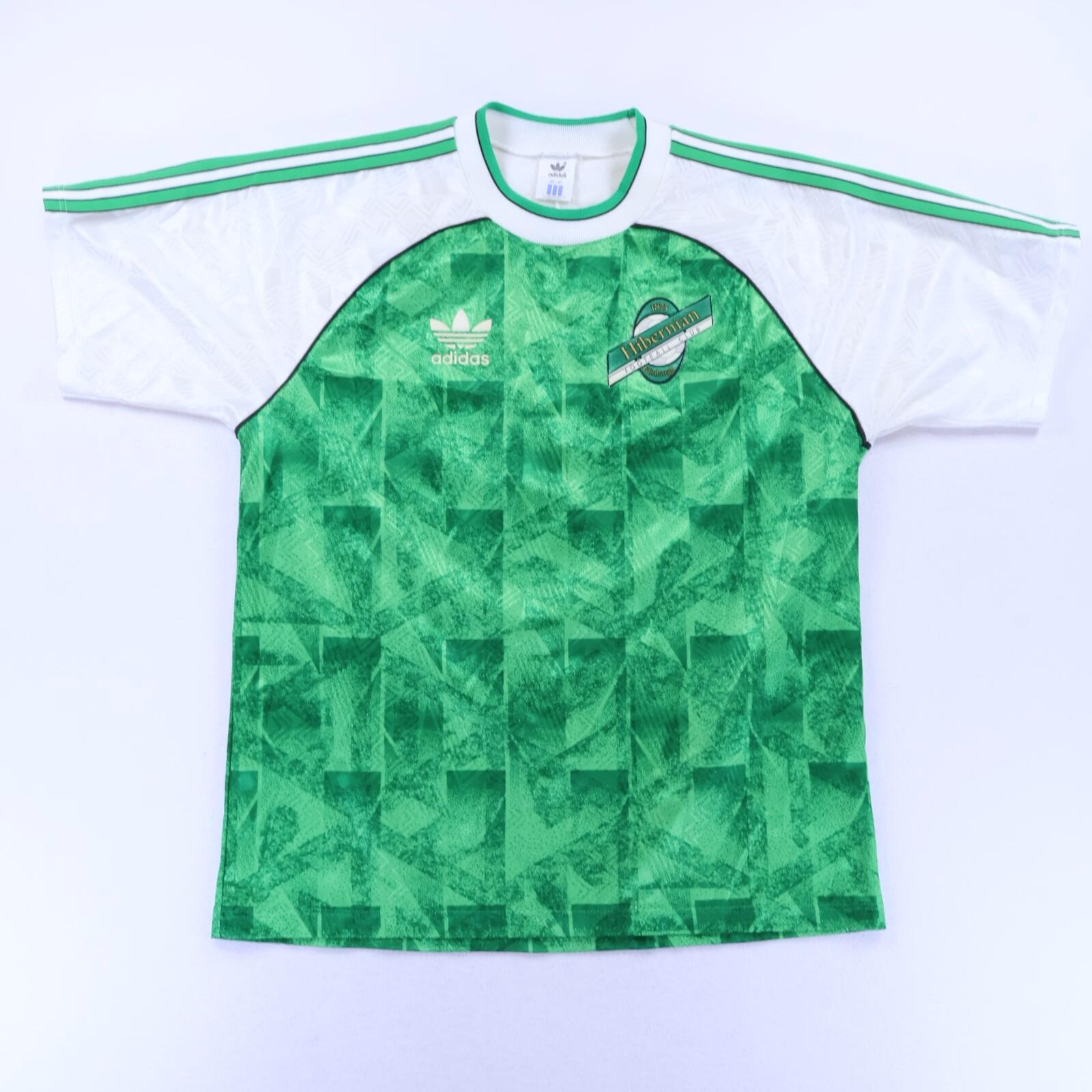 Hibernian 1991/92 Home Shirt - L