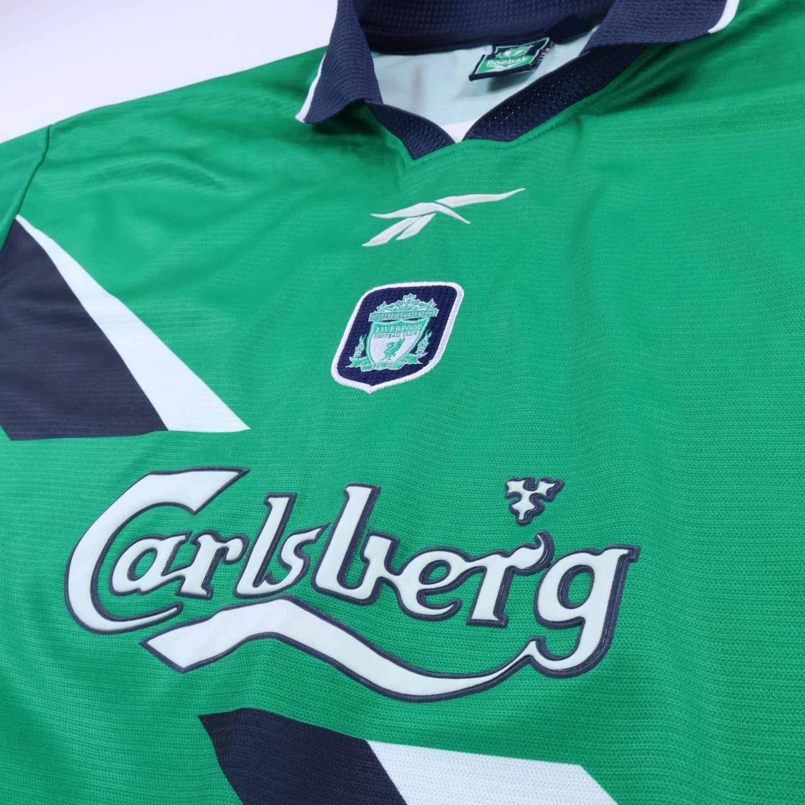 Liverpool F.C Heskey #8 1999/00 Away Shirt - XL
