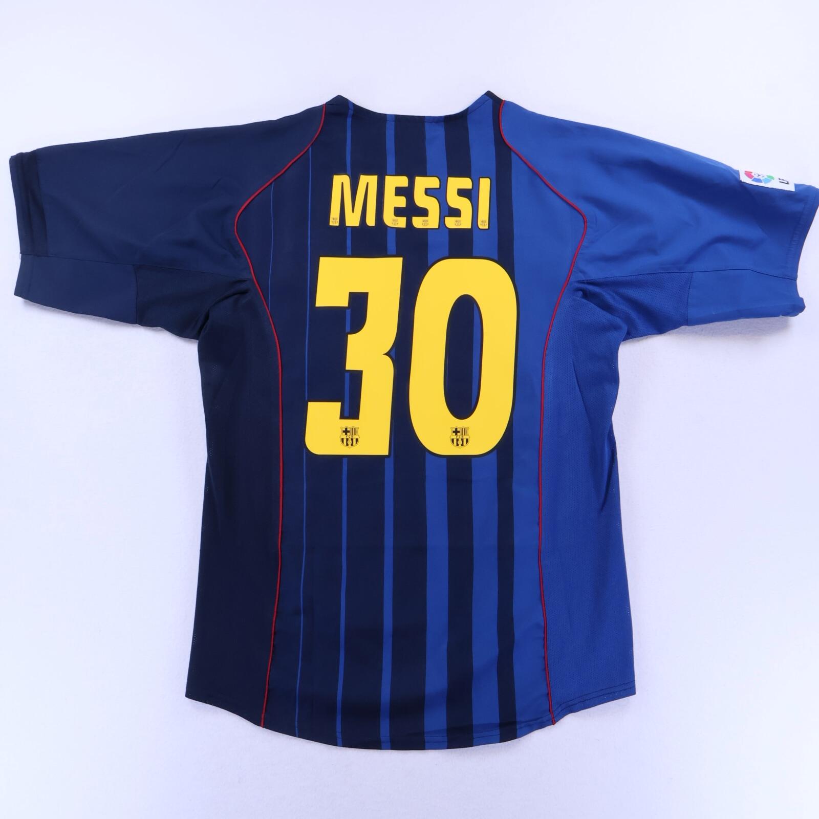 Barcelona Messi #30 2004/05 Away Shirt - M
