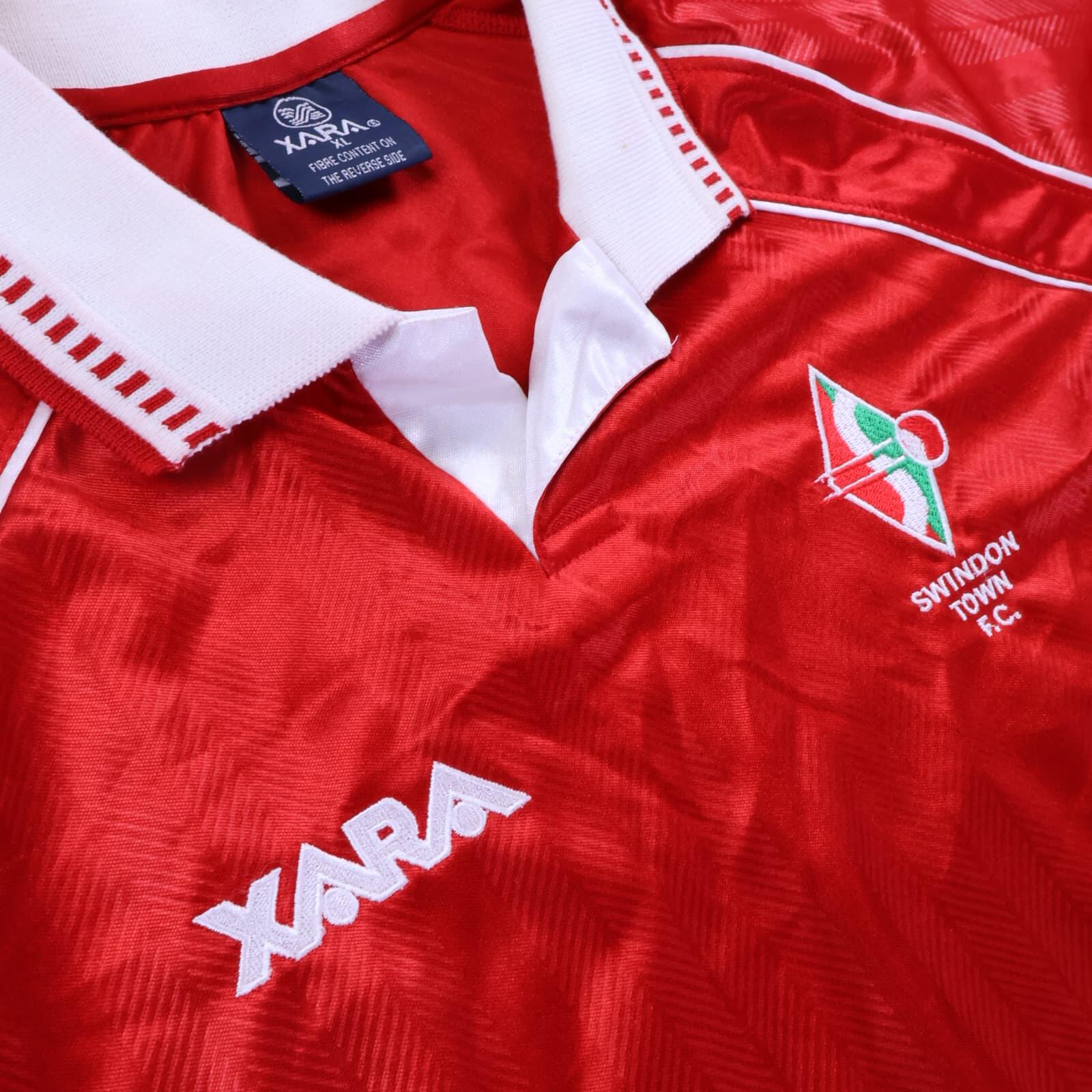 Swindon Town F.C 2000/02 Home Shirt - XL- BACK