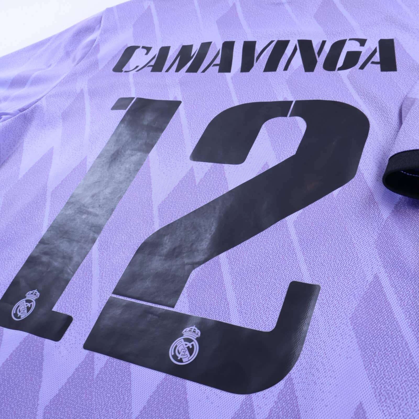 Real Madrid Camavinga #12 2022/23 Away Shirt - M