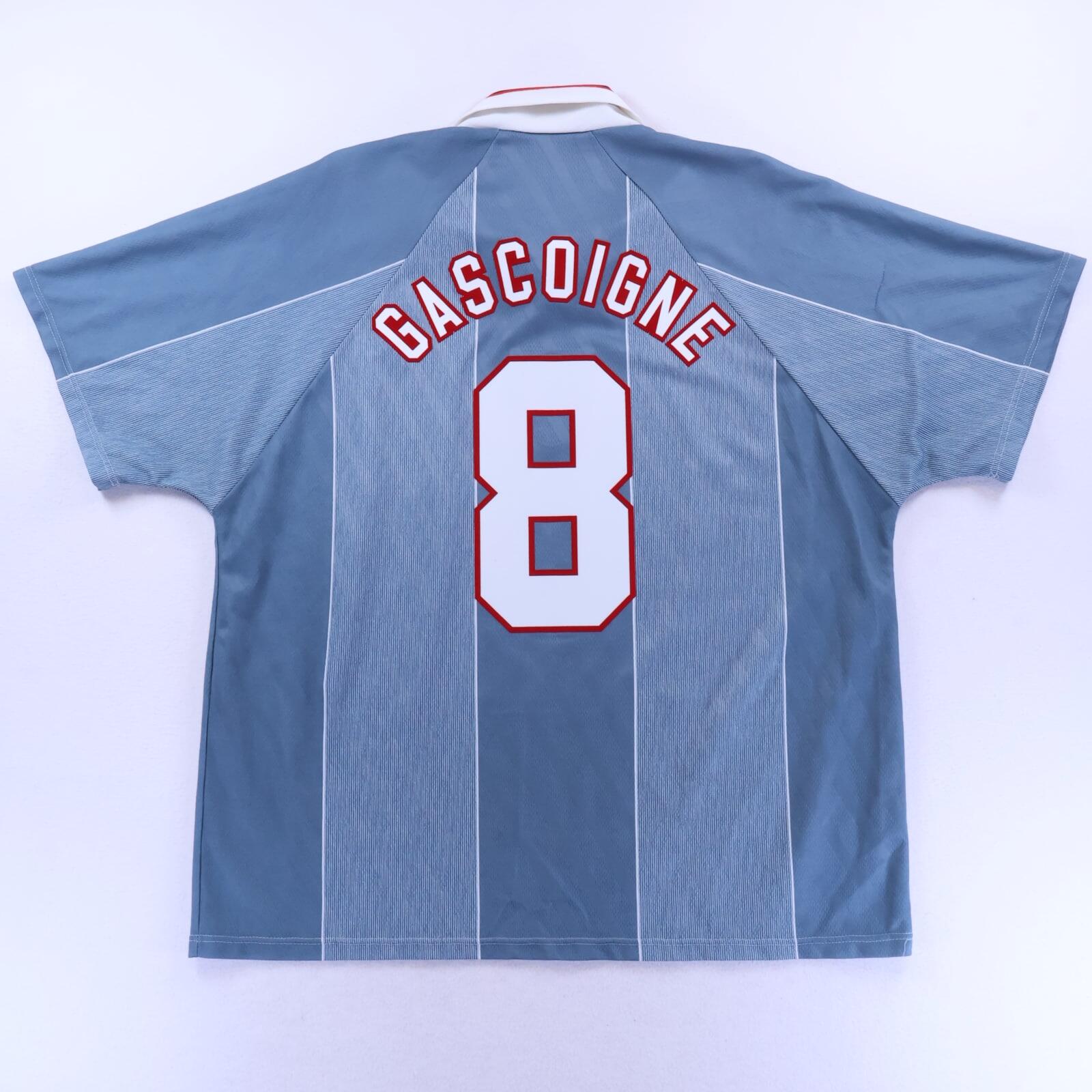 England Gascoigne #8 1996/97 Away Shirt - XXL- FRONT