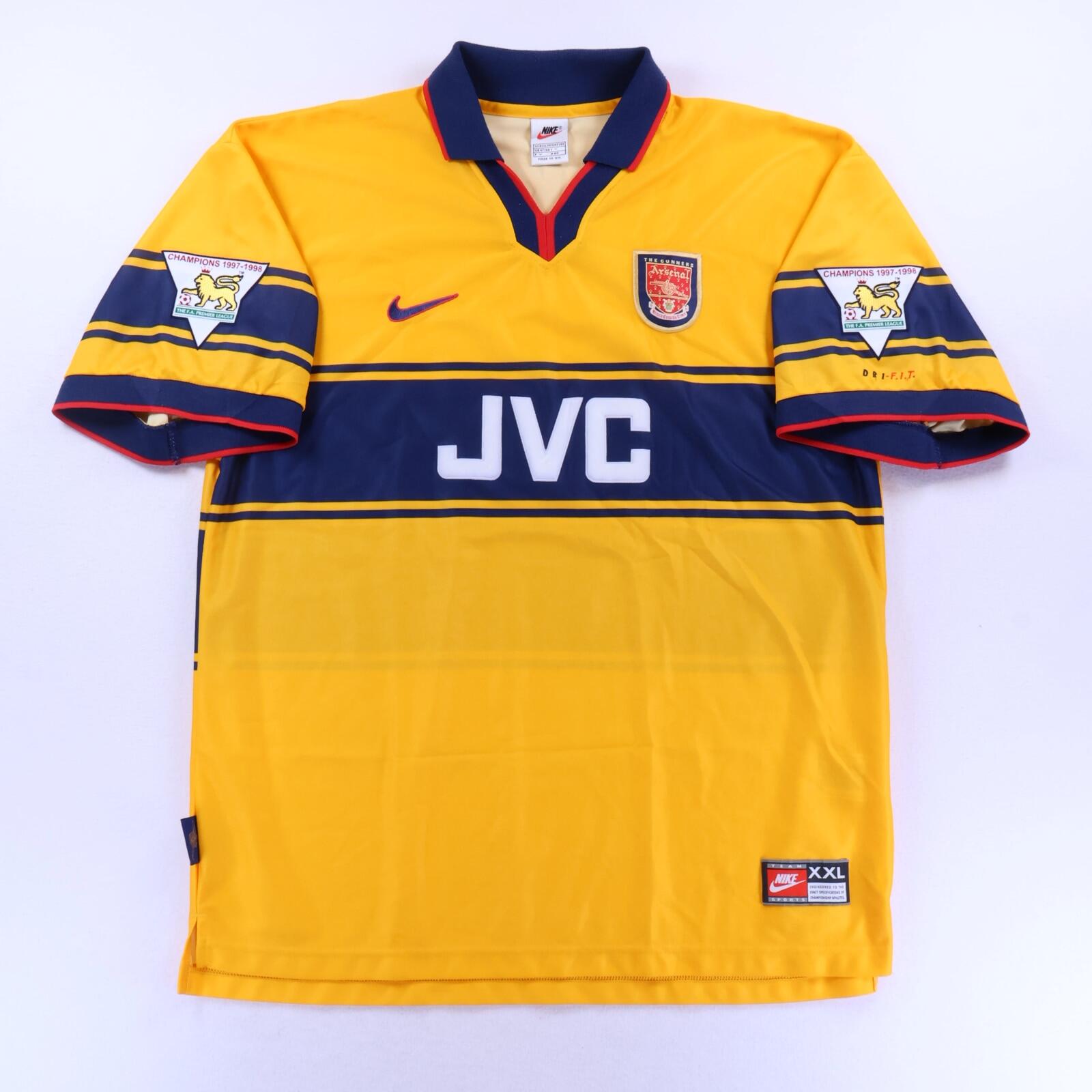 Arsenal Bergkamp #10 1997/99 Away Shirt - XXL- BACK