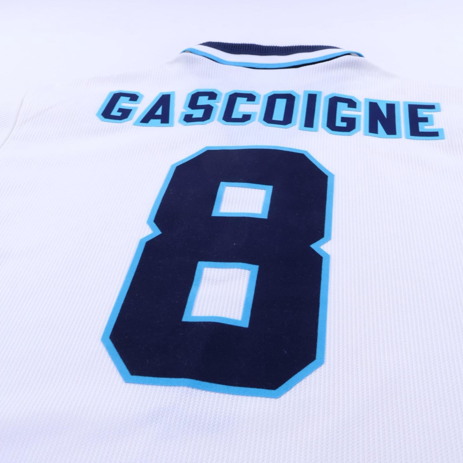 England Gascoigne #8 1995/97 Home Shirt - XL