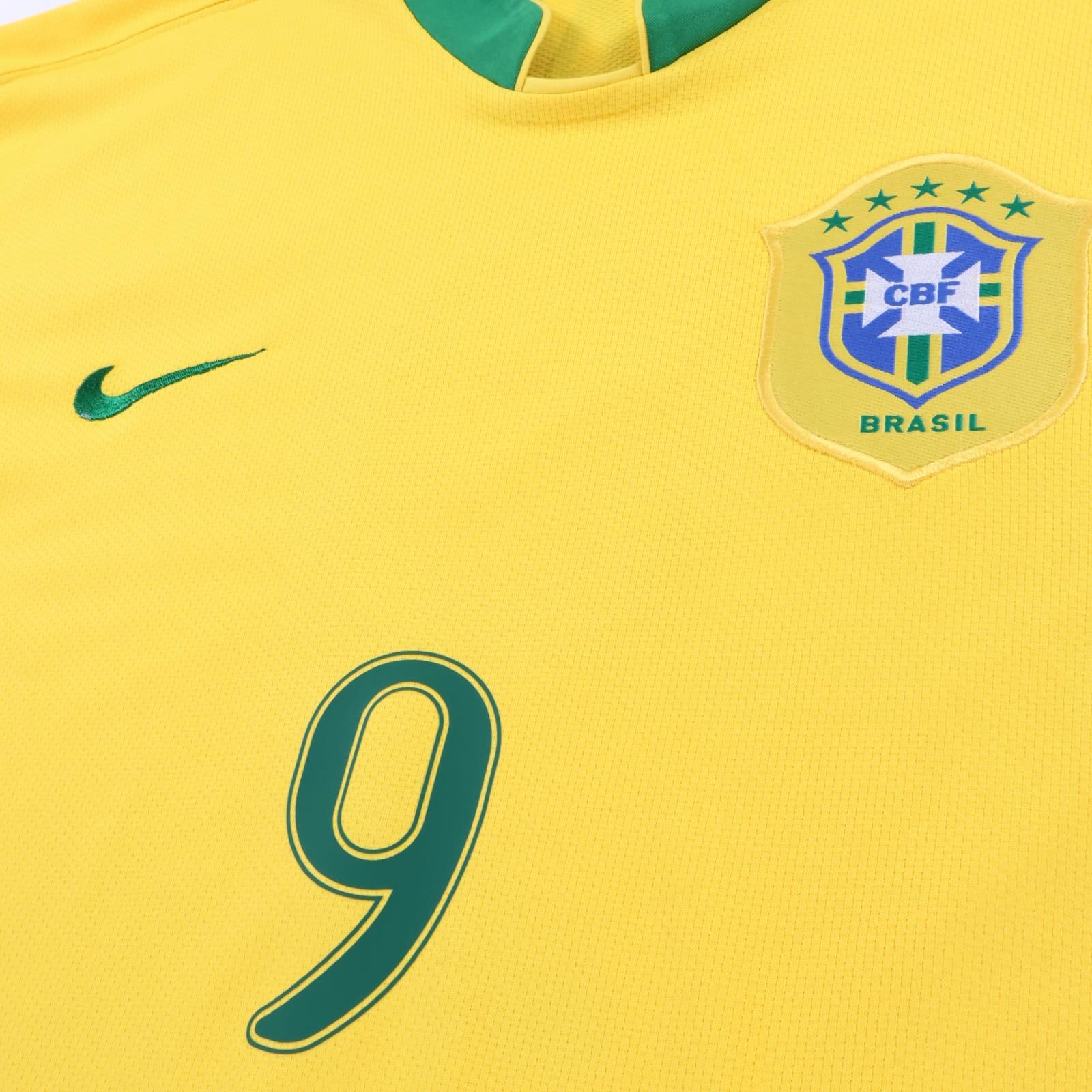 Brazil Ronaldo #9 2006/ Home Shirt - 2XL