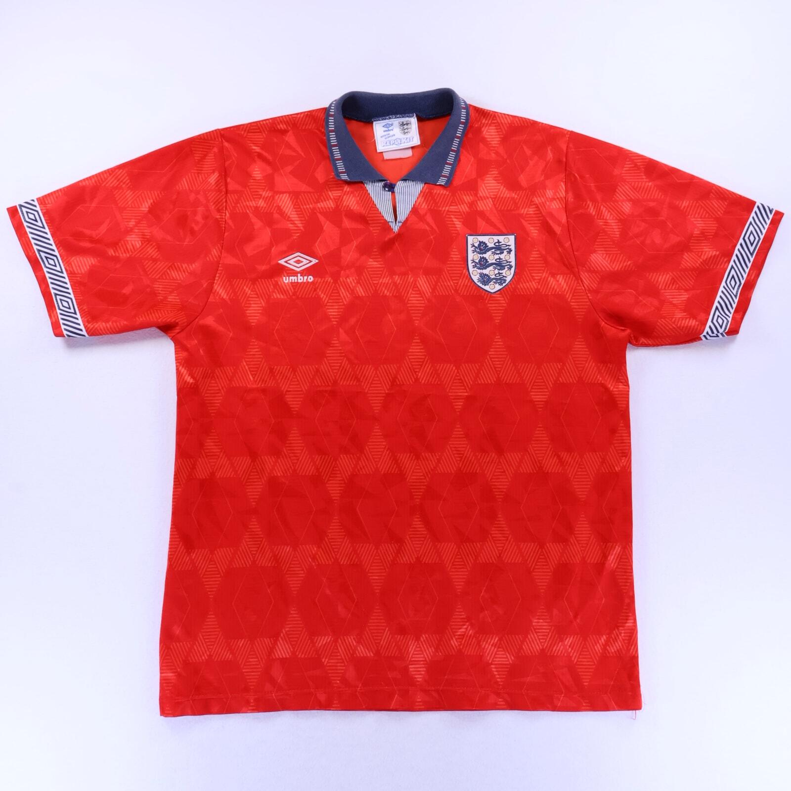 England 1990/93 Away Shirt - XL- FRONT