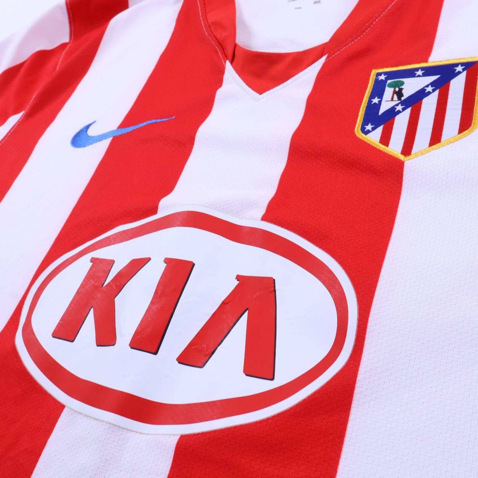 Atlético De Madrid 2008/09 Home Shirt - L- BACK