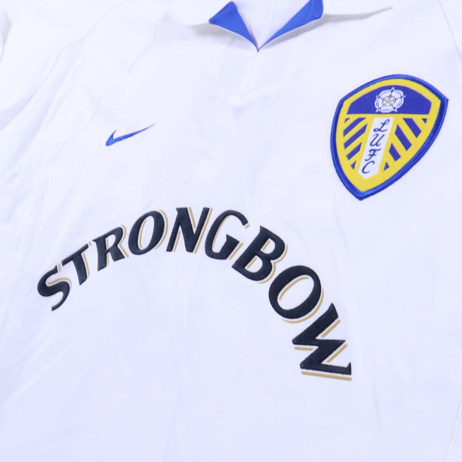 Leeds United Viduka #9 2002/03 Home Shirt - Long Sleeve - 2XL