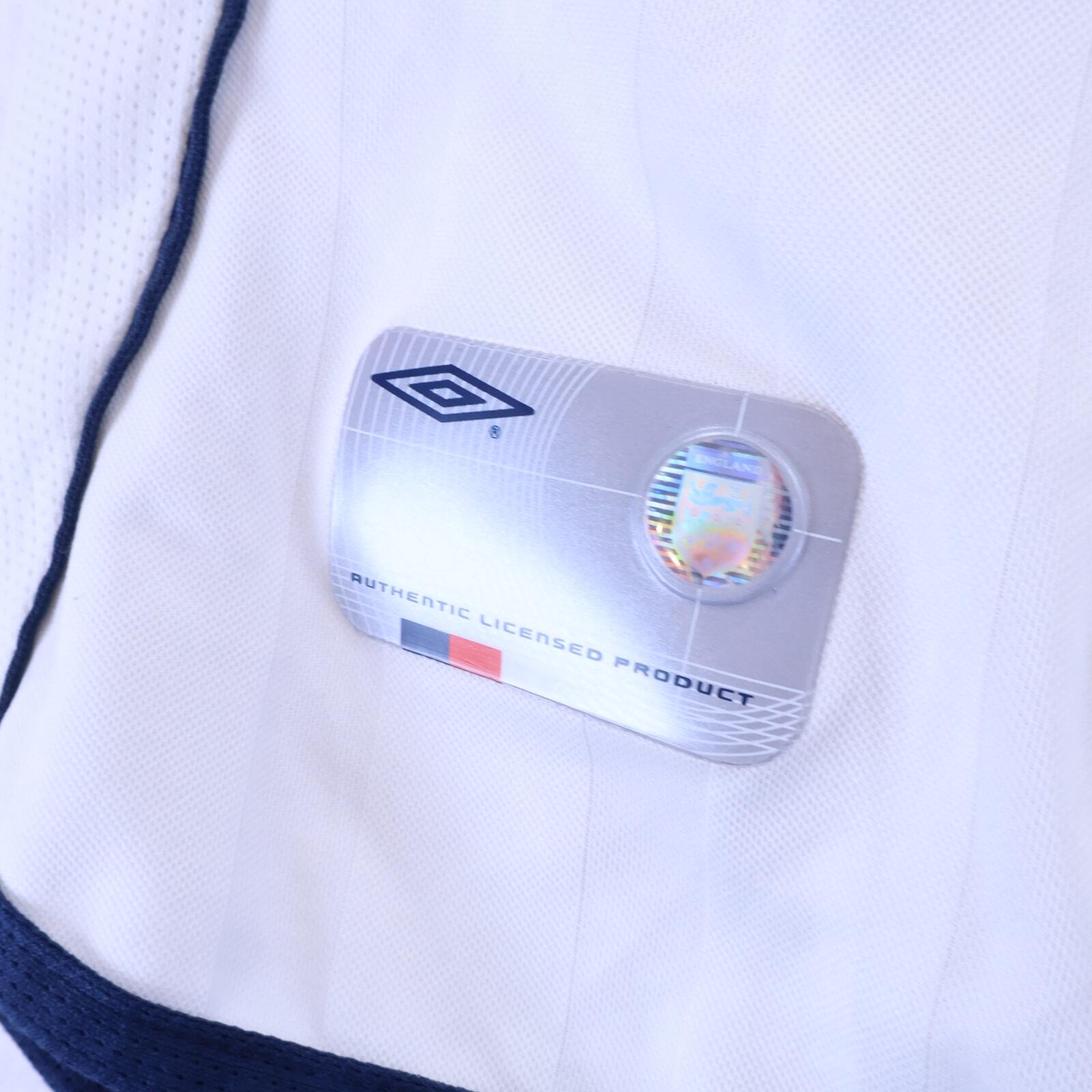 England Beckham #7 2001/03 Home Shirt - XL- TAGS