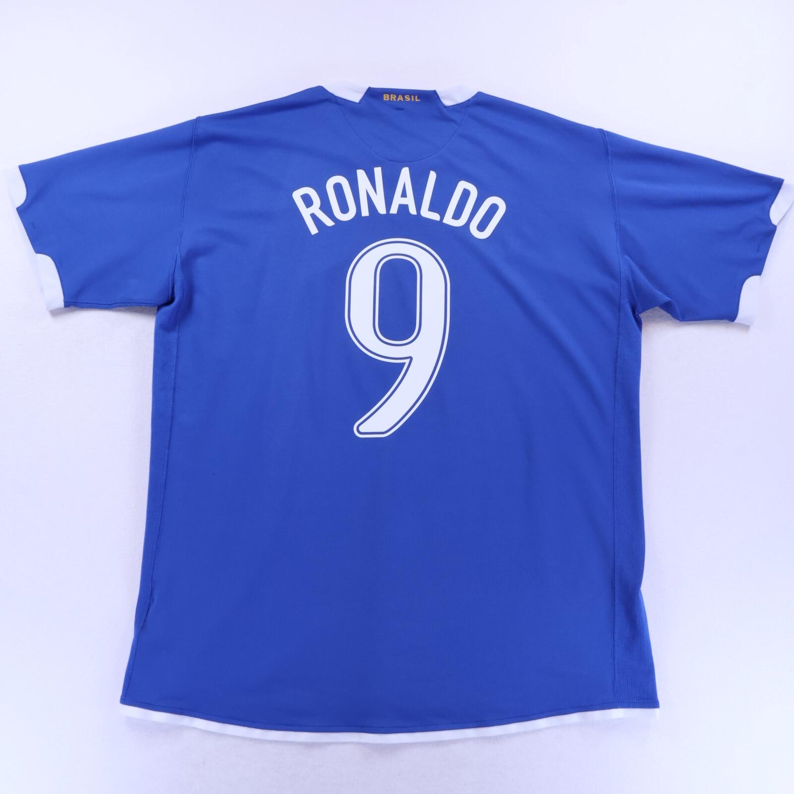 Brazil Ronaldo #9 2006/07 Away Shirt - XL