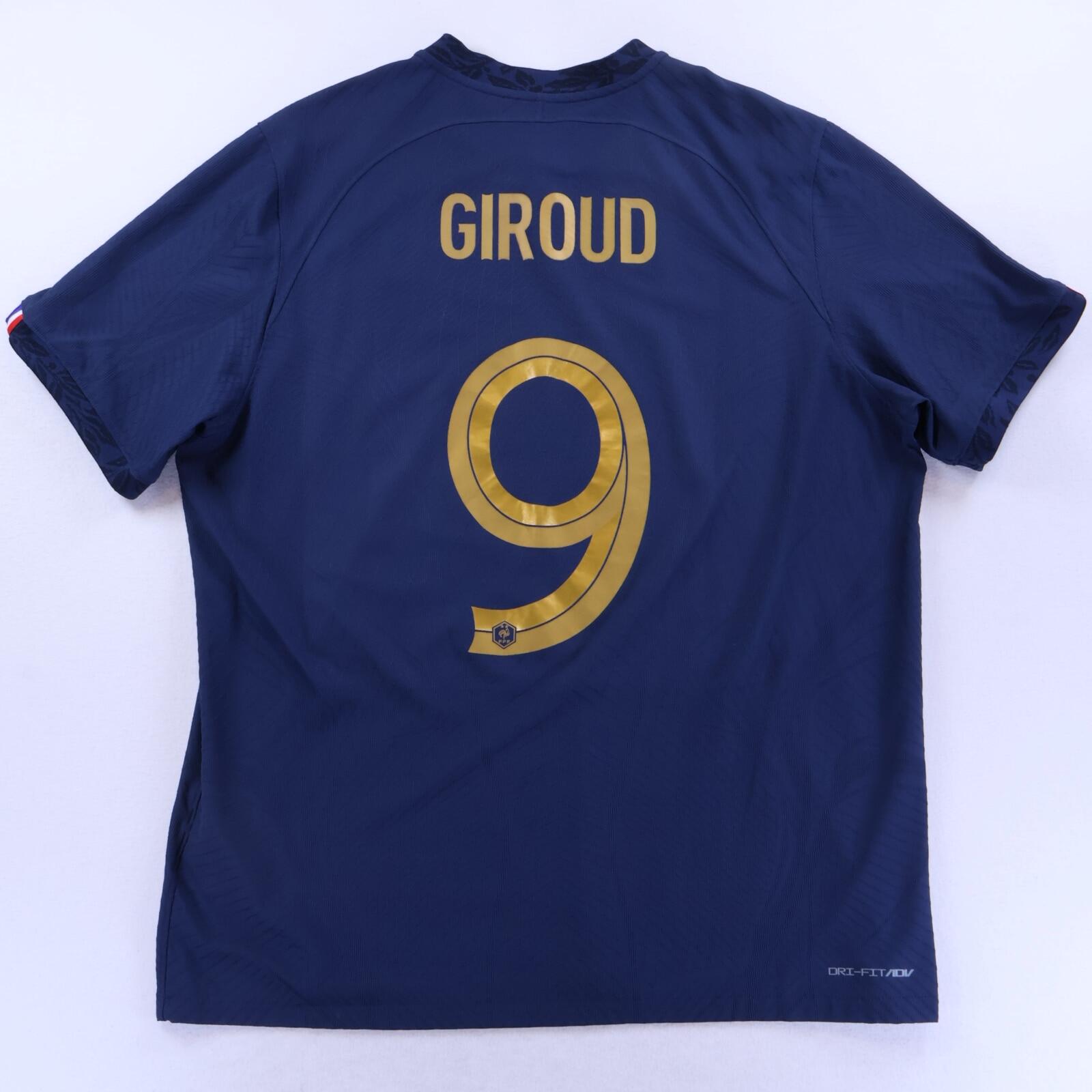 France Giroud #9 2022/23 Home Shirt - Player Issue - XL- BACK