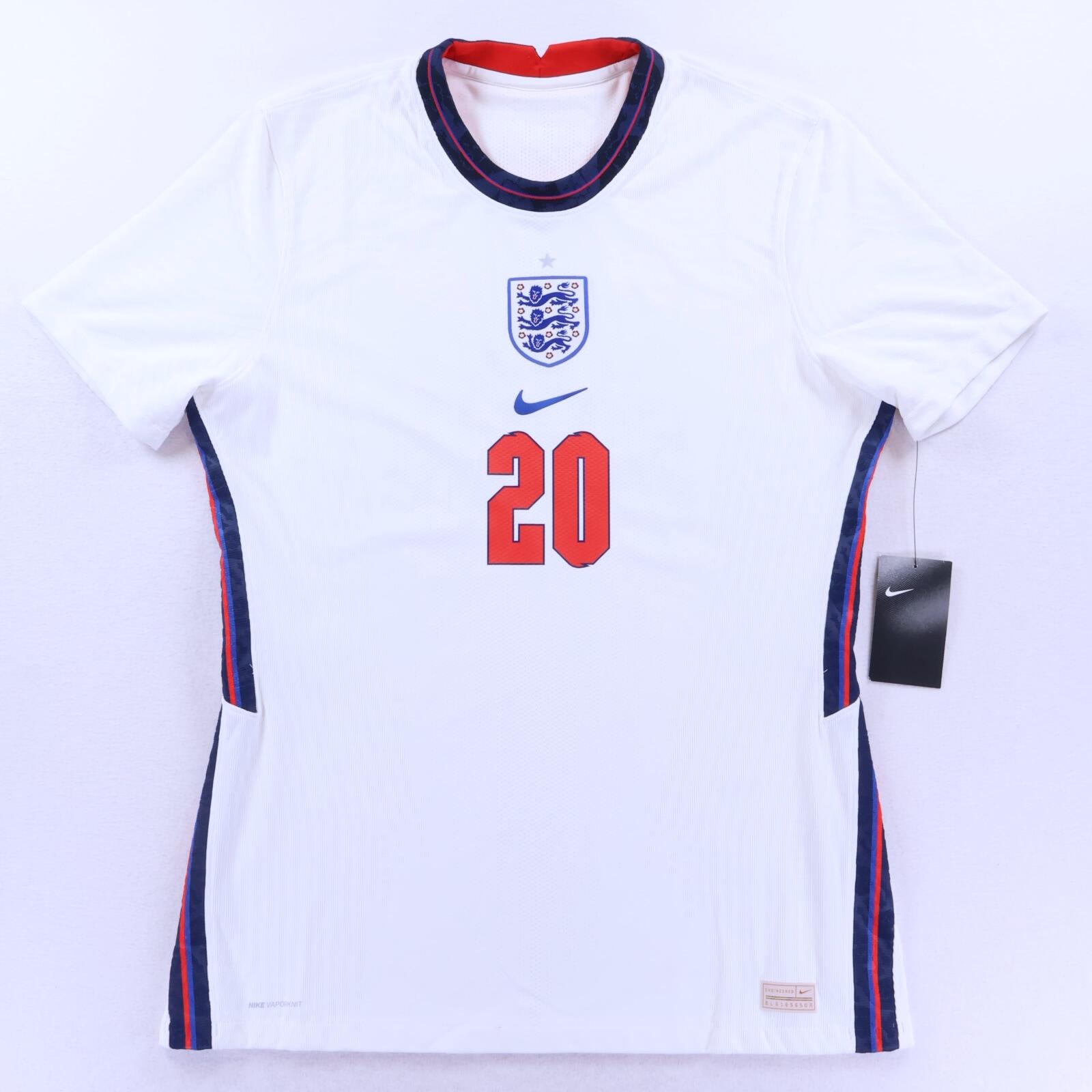 *NWT* England Foden #20 2020/22 Home Shirt - Player Issue - L- BACK