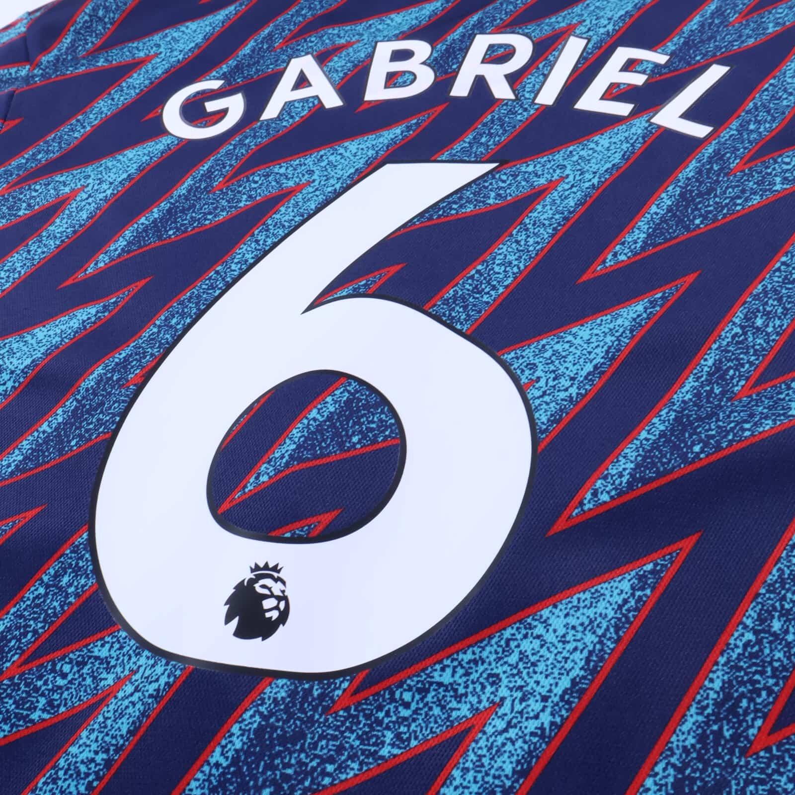Arsenal Gabriel #6 2021/22 Third Shirt - L