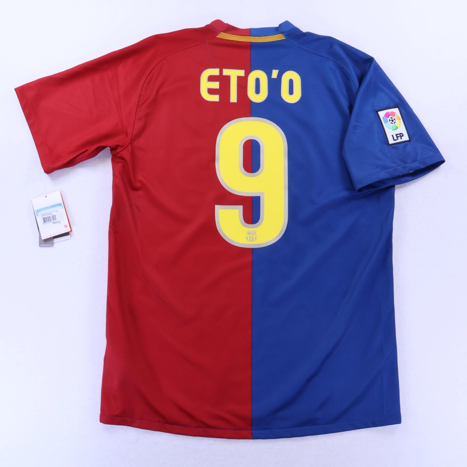 *NWT* Barcelona Eto'O #9 2008/09 Home Shirt - M