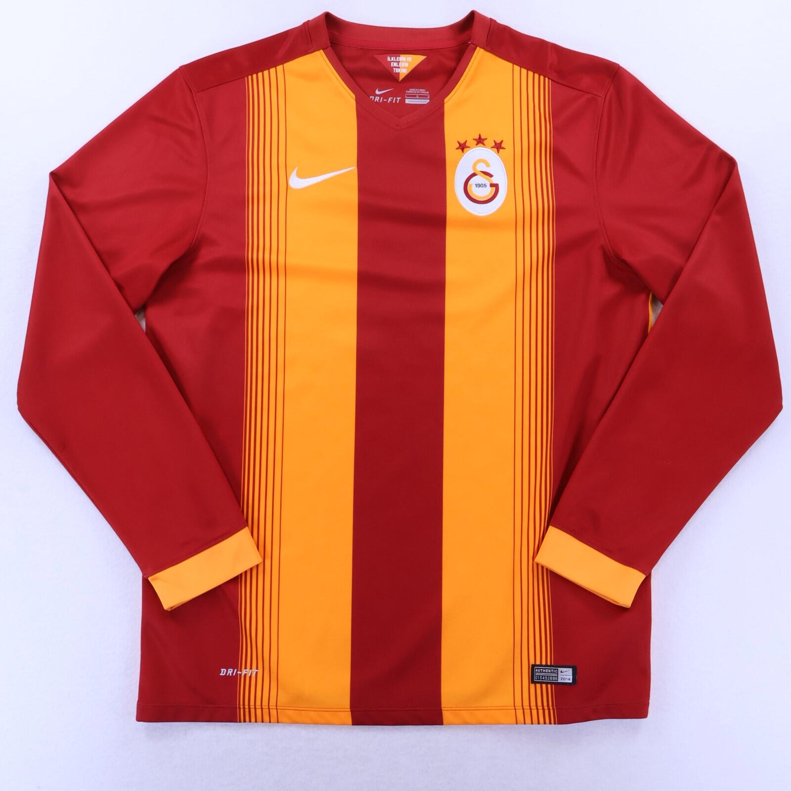Galatasaray S.K Sneijder #10 2014/15 Home Shirt - Long Sleeve - L