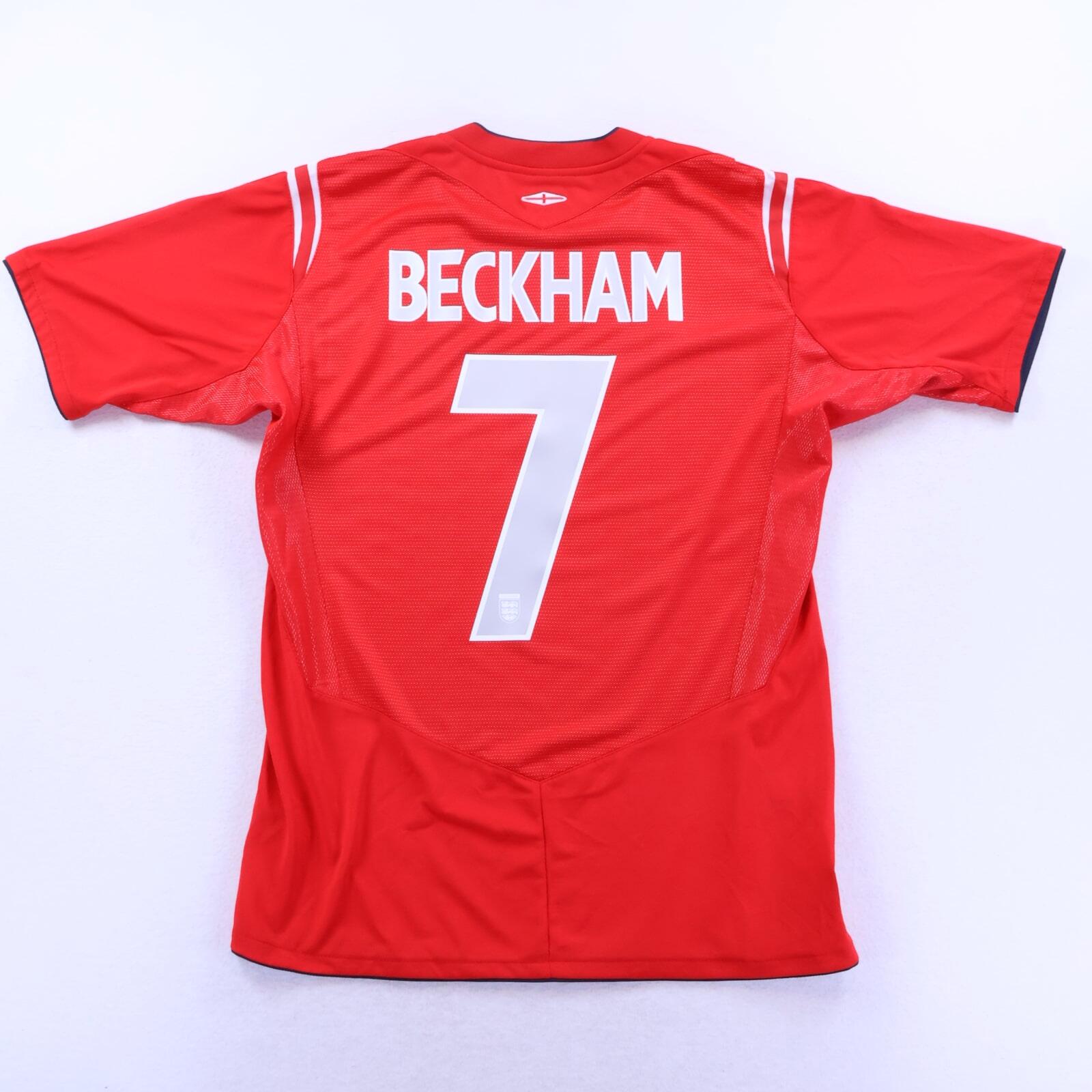 England Beckham #7 2004/06 Away Shirt - M