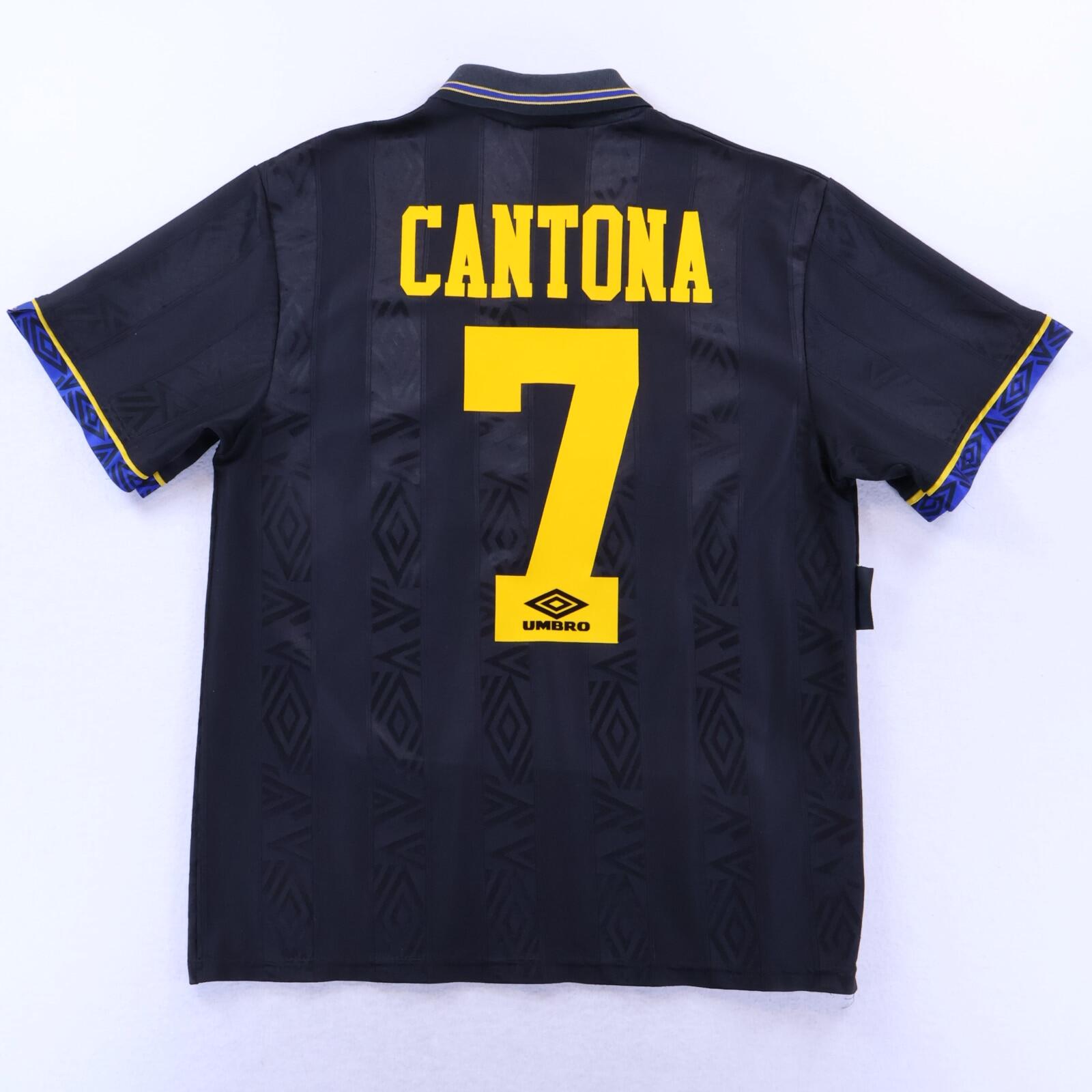 Manchester United Cantona #7 1993/94 Away Shirt - M