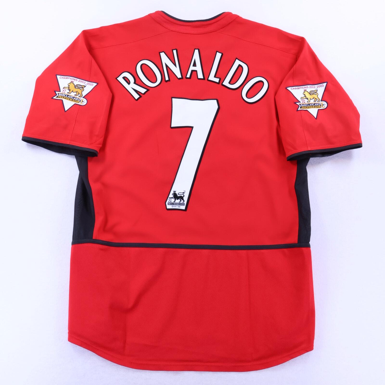 Manchester United Ronaldo #7 2004/06 Home Shirt - M