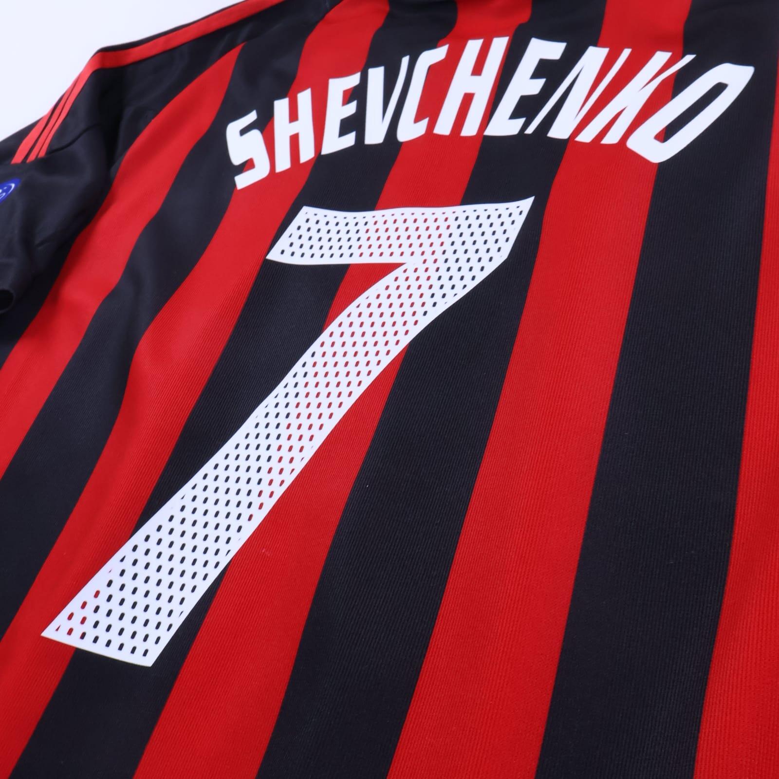 Ac Milan Shevchenko #7 2004/05 Home Shirt - XL