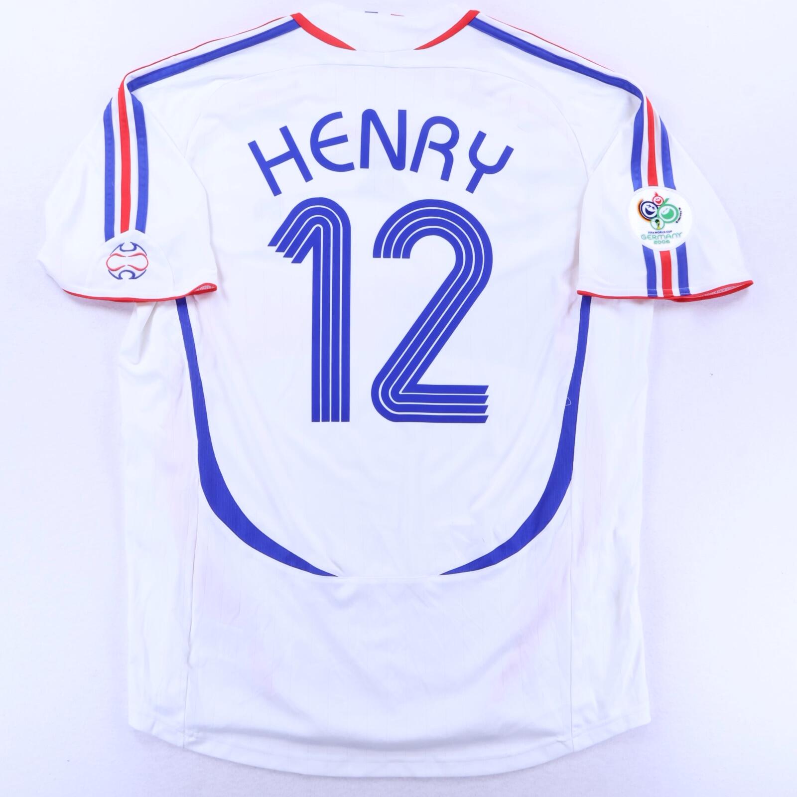 France Henry #12 2006 Away Shirt - XL
