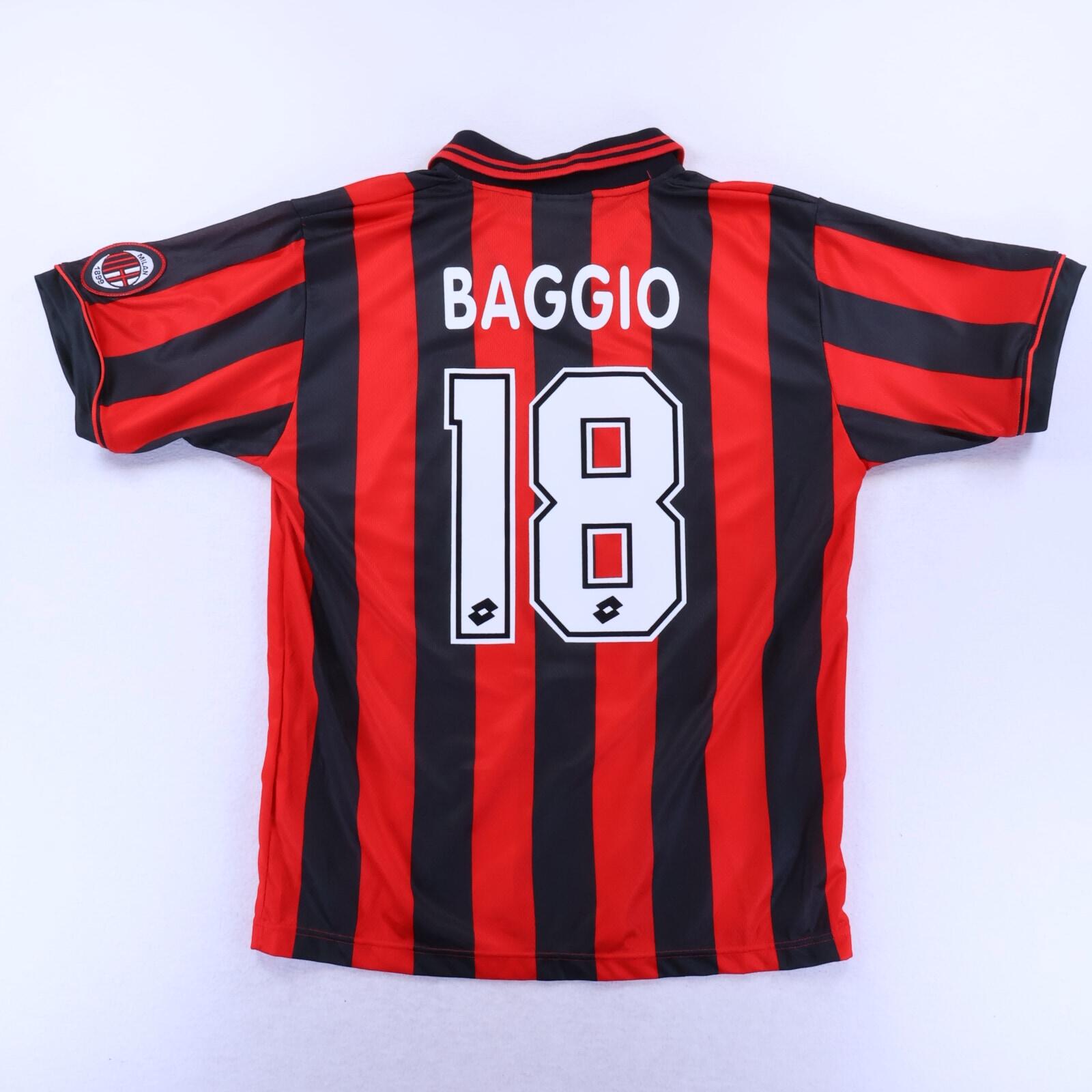 Ac Milan Baggio #18 1996/97 Home Shirt - M