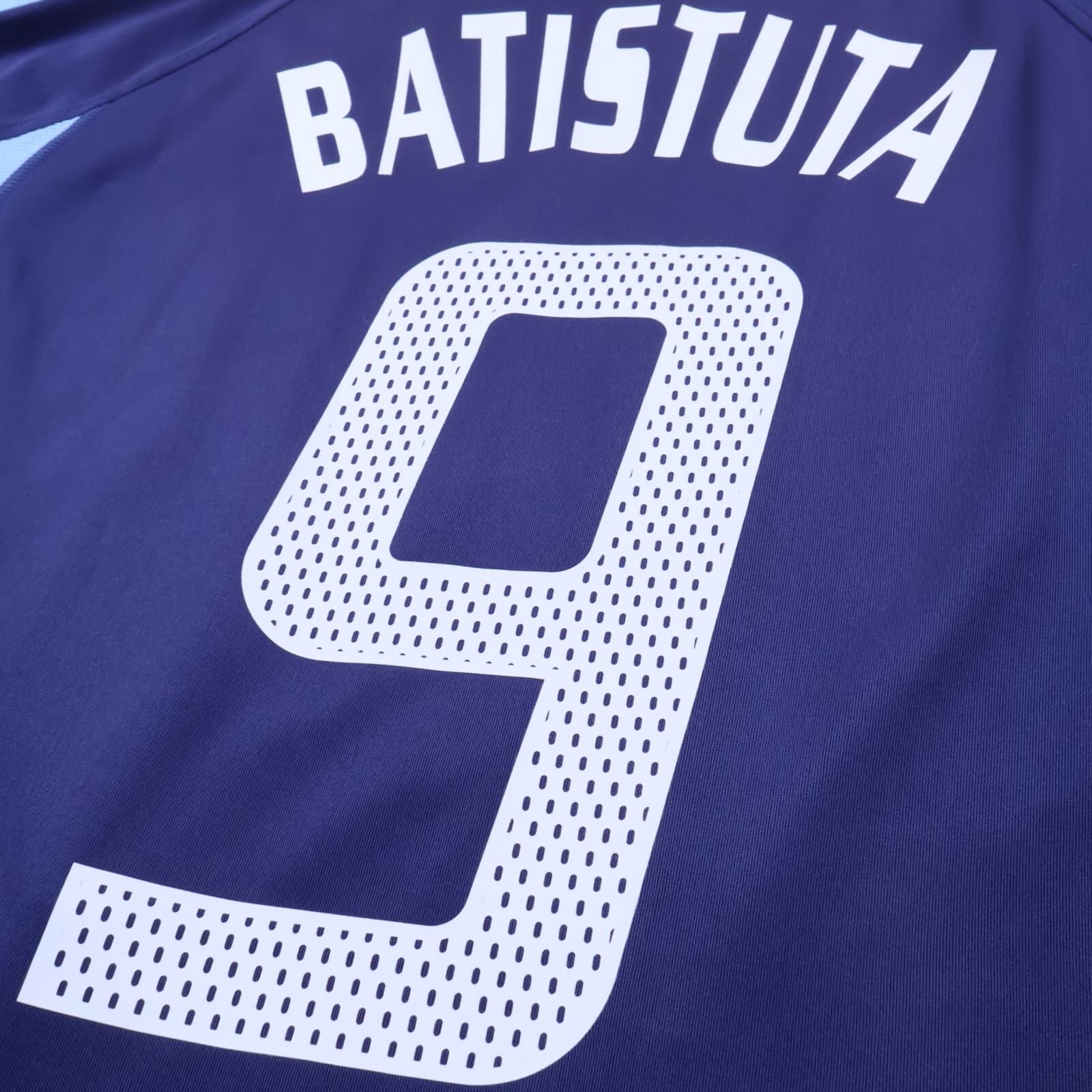 *MINT* Argentina Batistuta #9 2022/04 Away Shirt - L