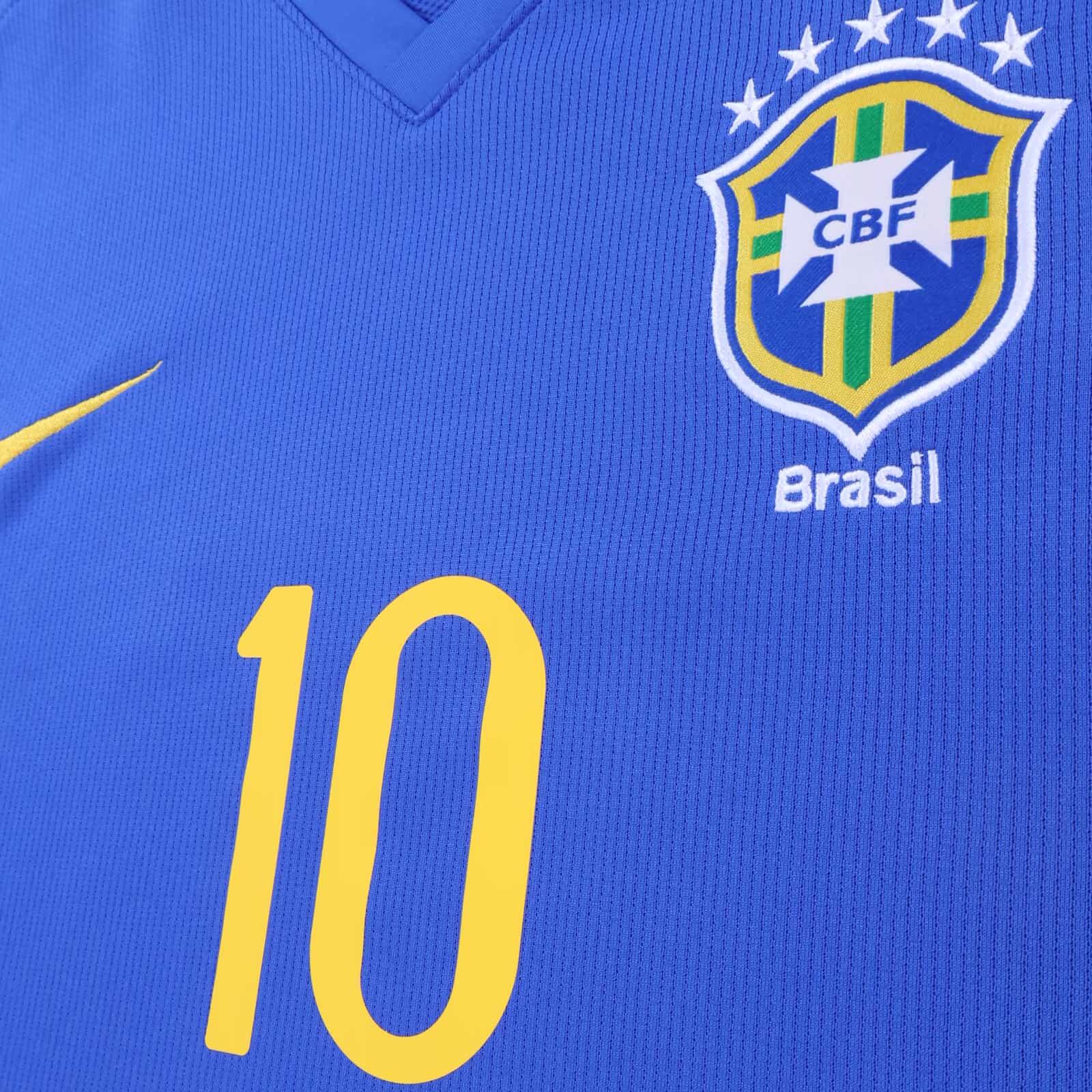 *NWT* Brazil Ronaldinho #10 2008/10 Away Shirt - XL