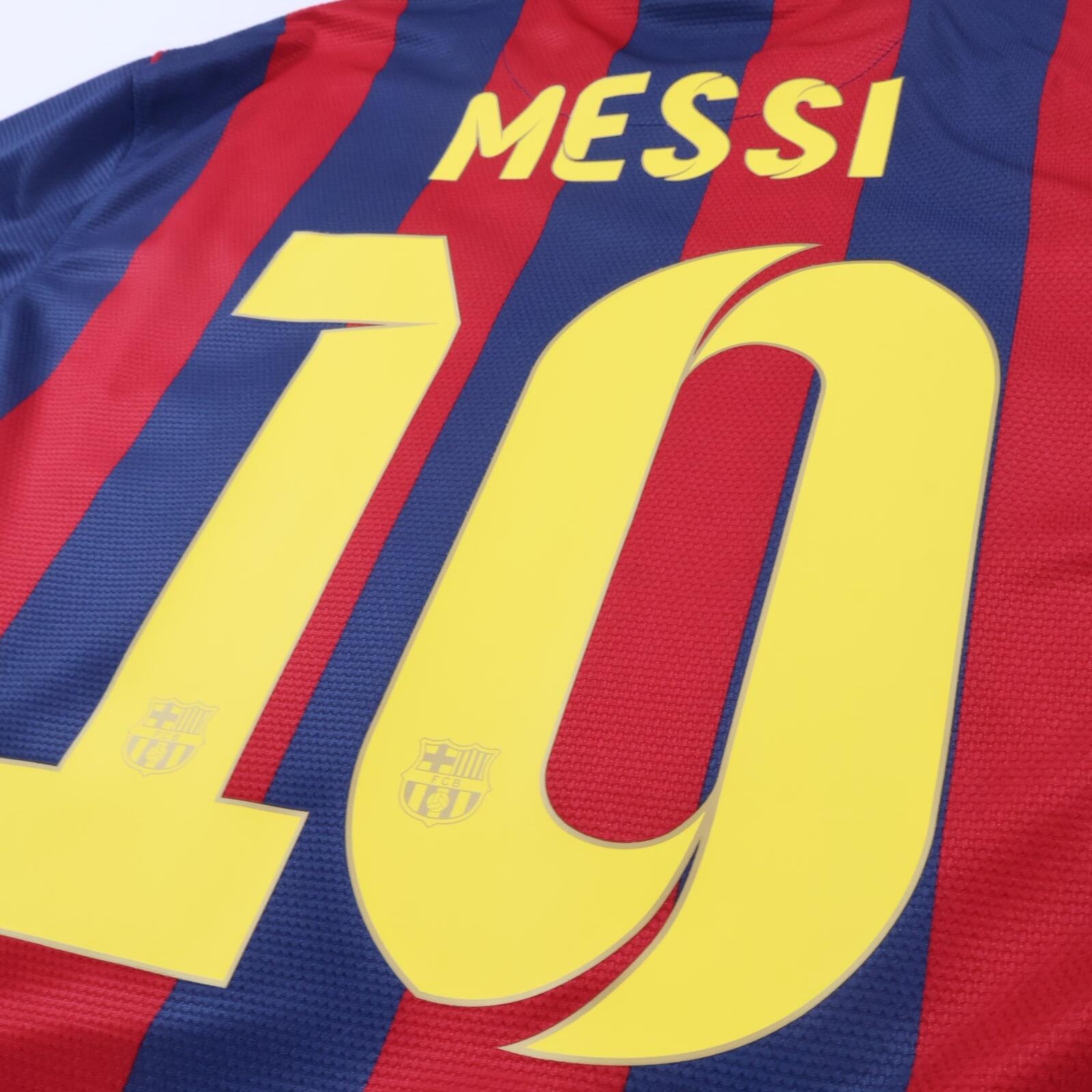 Barcelona Messi #10 2013/14 Home Shirt - M