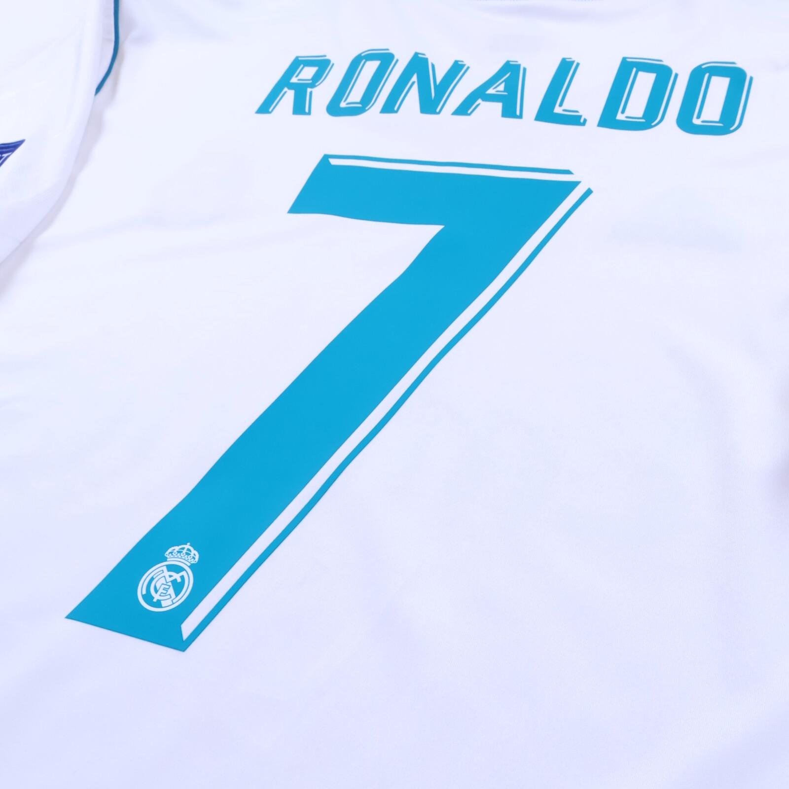 Real Madrid Ronaldo #7 2017/18 Home Shirt - XL