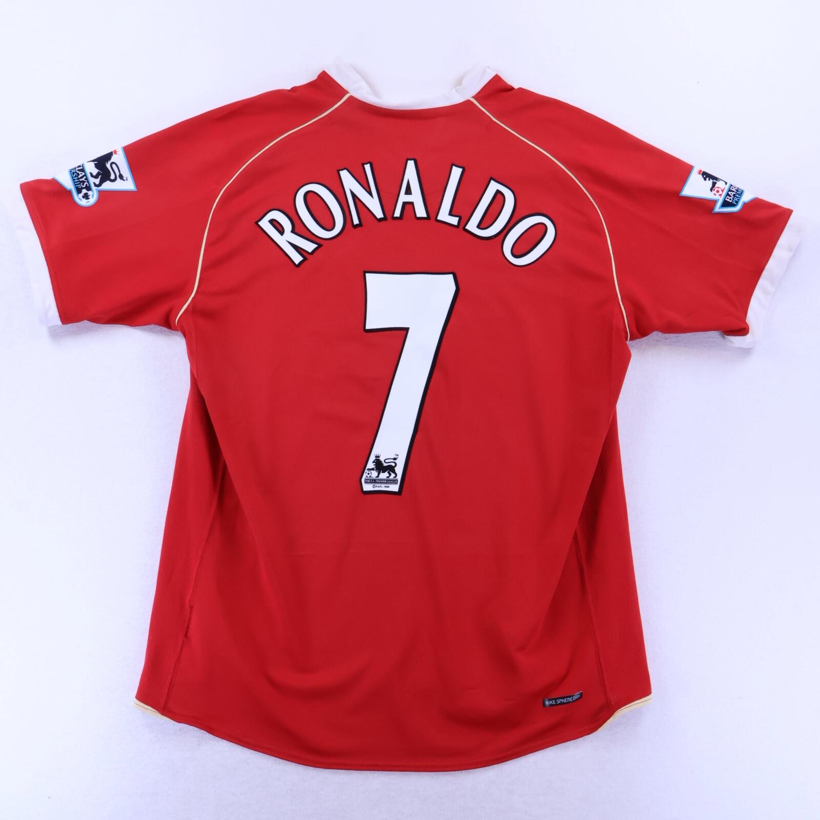 *MINT* Manchester United Ronaldo #7 2006/07 Home Shirt - L