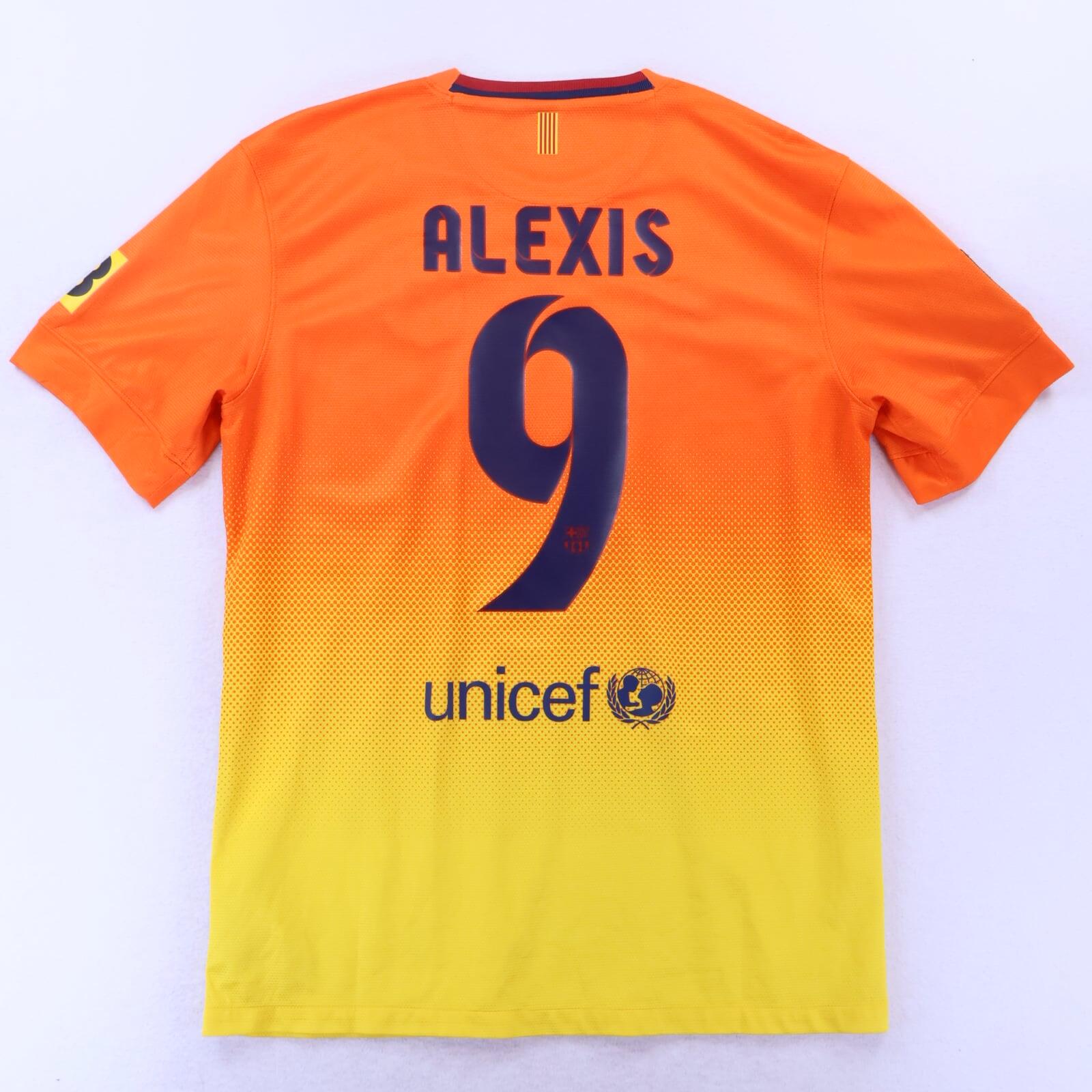 Barcelona Alexis #9 2012/13 Away Shirt - M