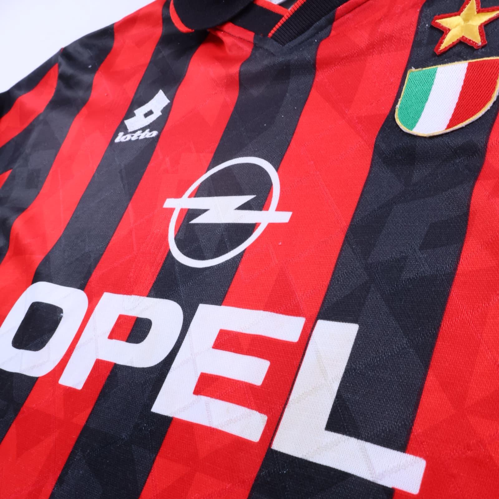 Ac Milan 1994/95 Home Shirt - Long Sleeve - M