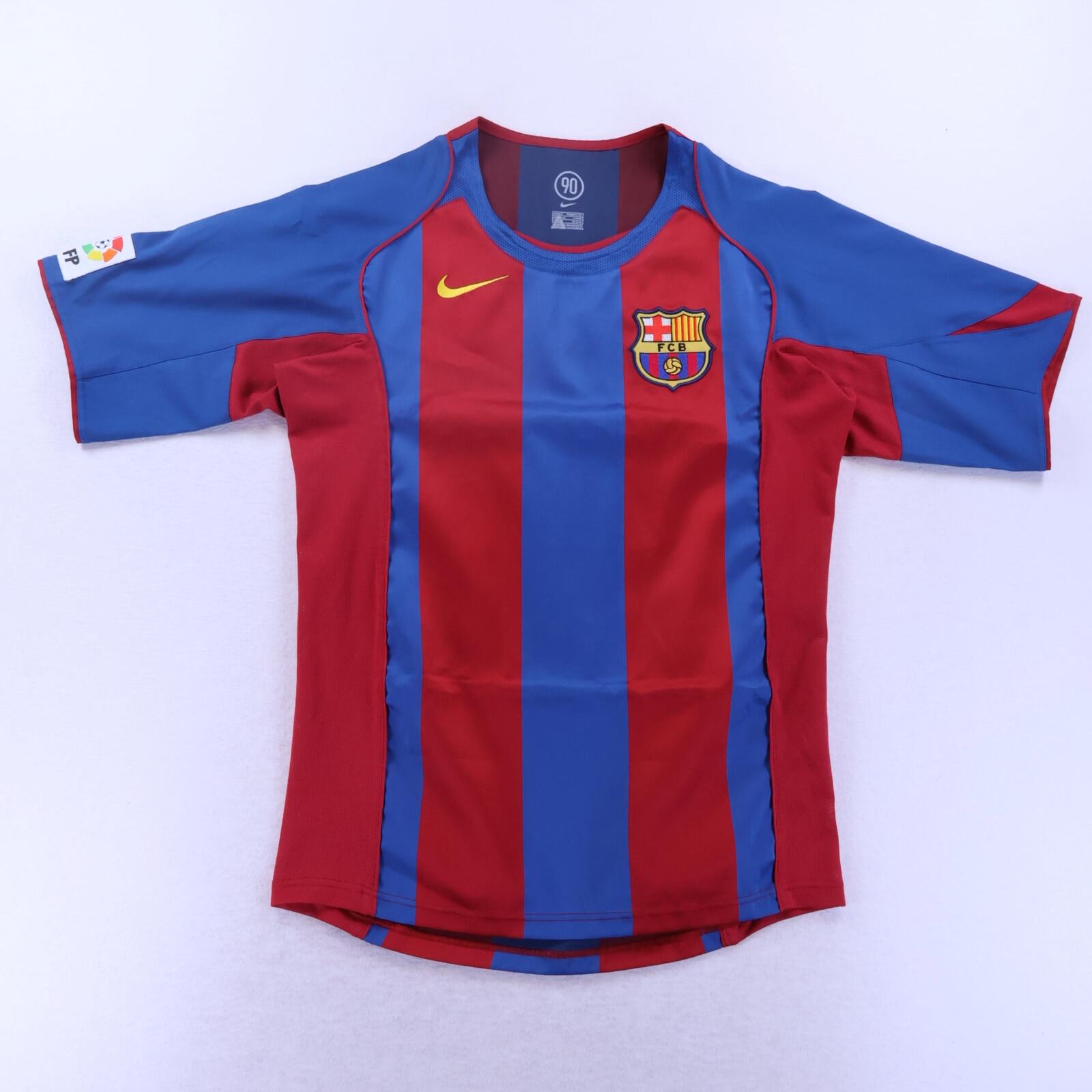 *MINT* Barcelona Larsson #7 2003/04 Home Shirt - S