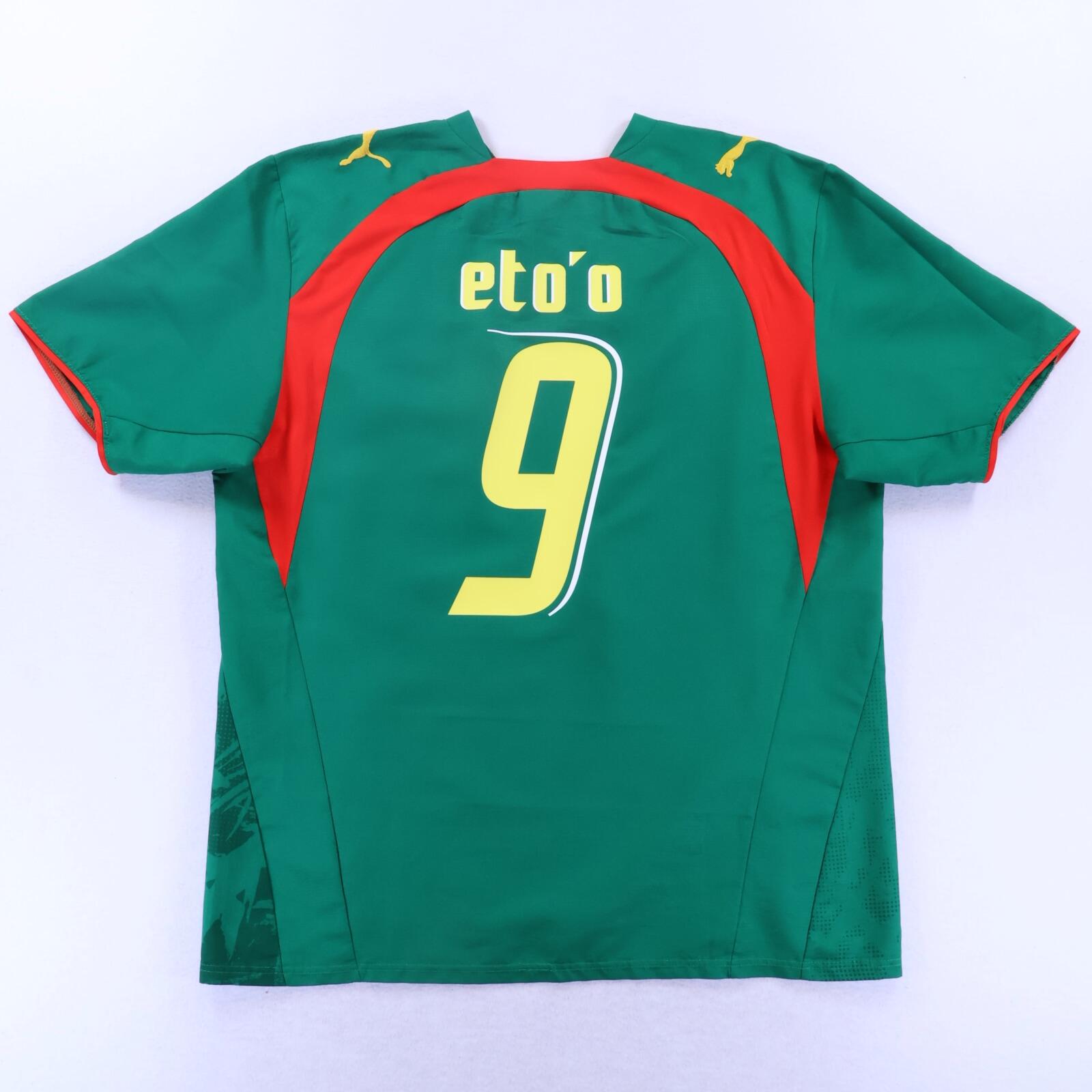 *MINT* Cameroon Eto'O #9 2006/07 Home Shirt - L