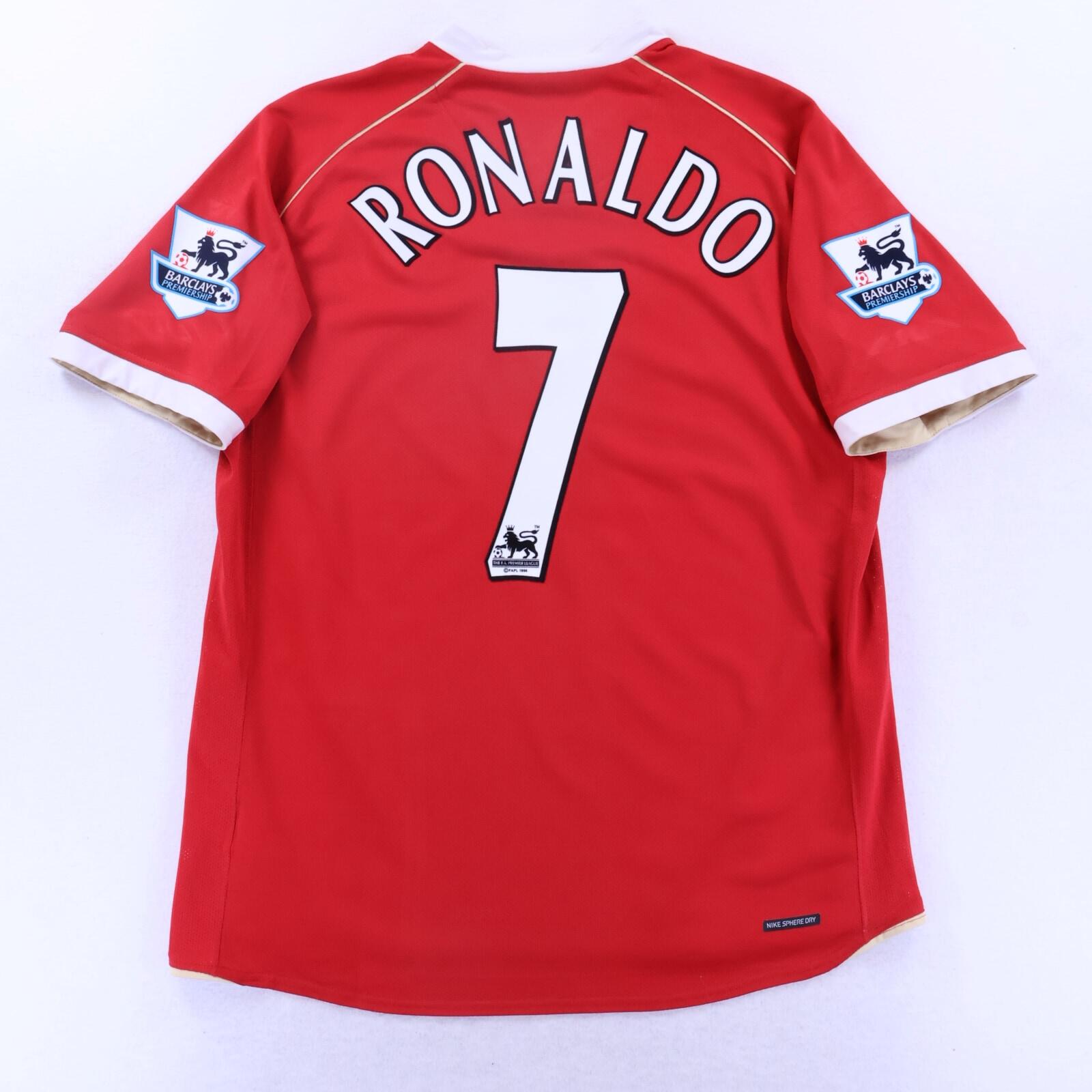 *MINT* Manchester United Ronaldo #7 2006/07 Home Shirt - L